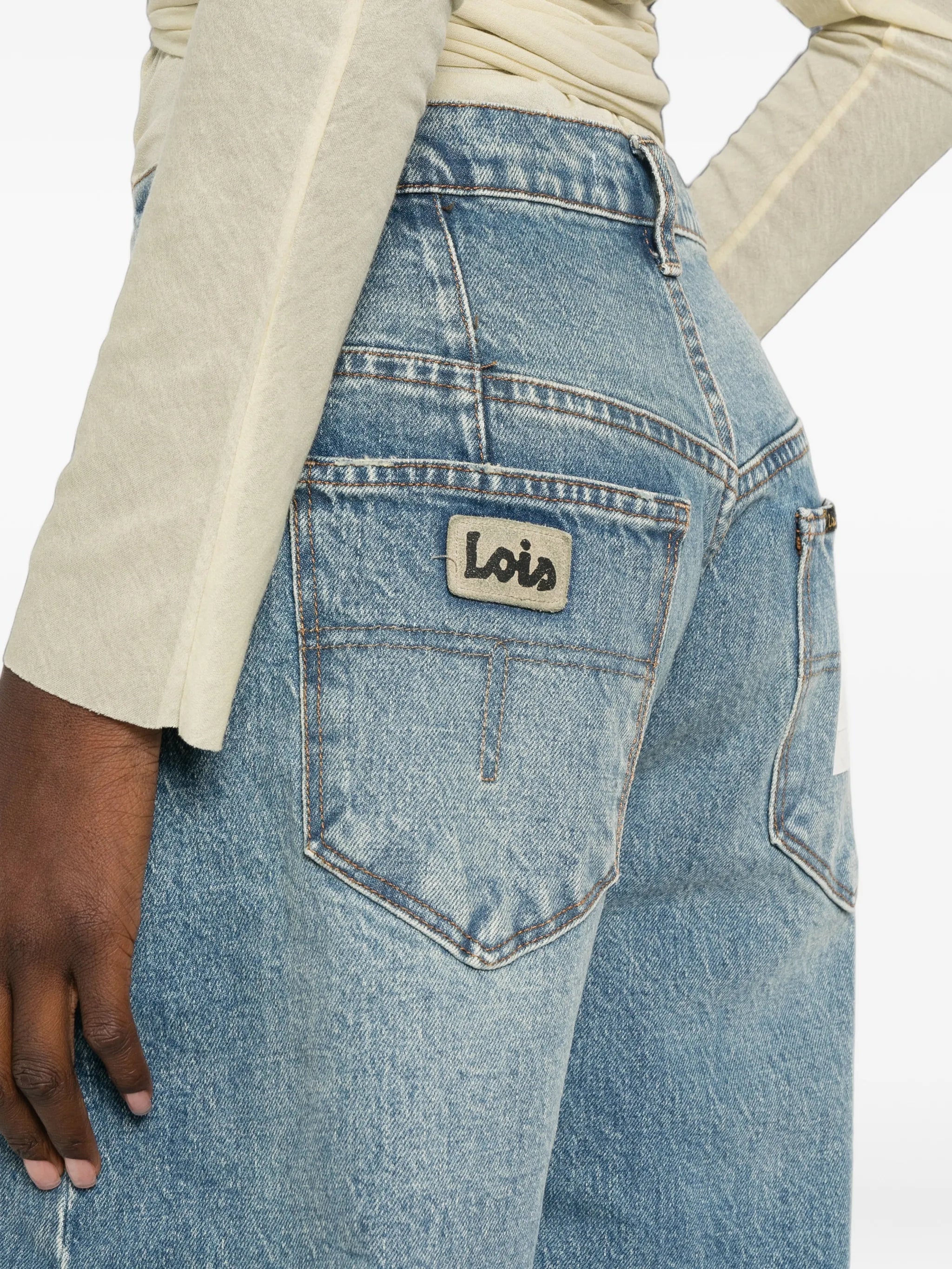 Lois Jeans Lois Jeans Aliana Barrel-leg Jeans, view 2
