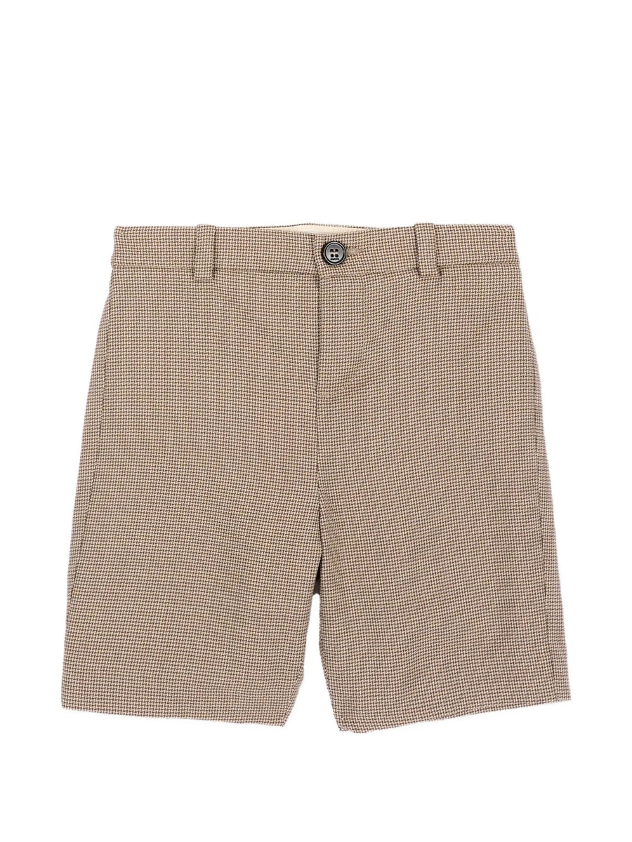 Gucci Gucci Web-stripe Check Shorts