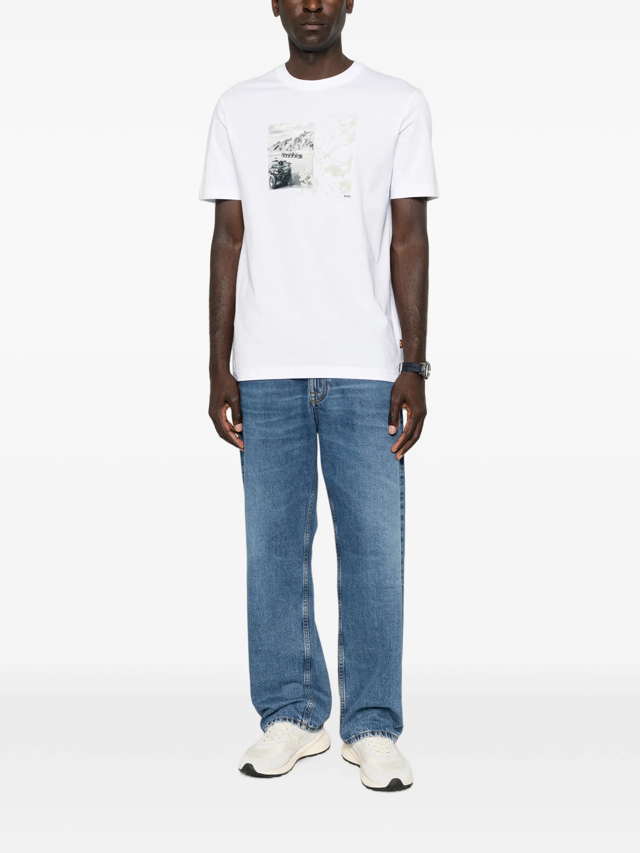 Boss Boss Graphic-print T-shirt, view 2