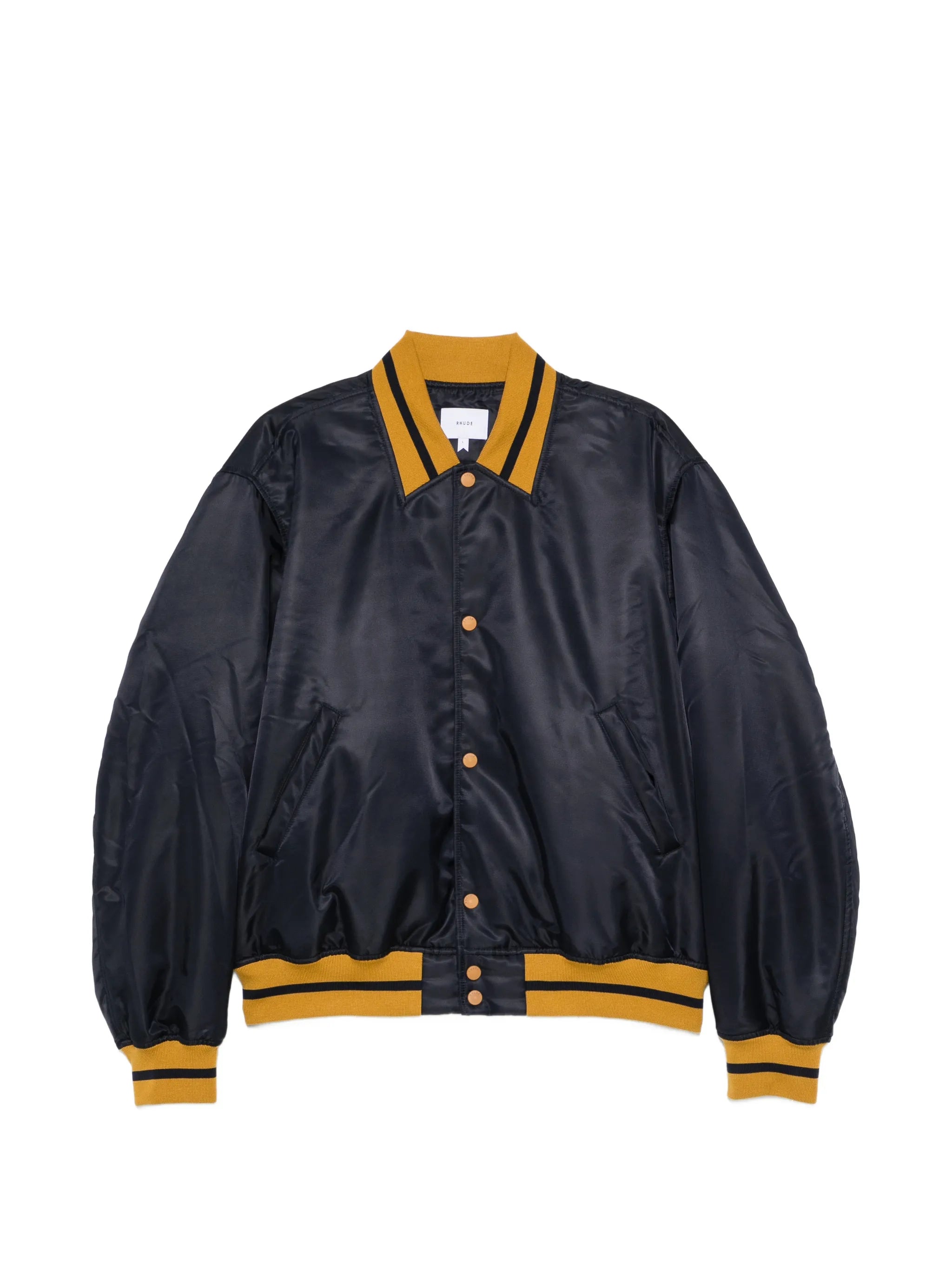 Rhude Rhude Logo-patch Striped-trim Jacket