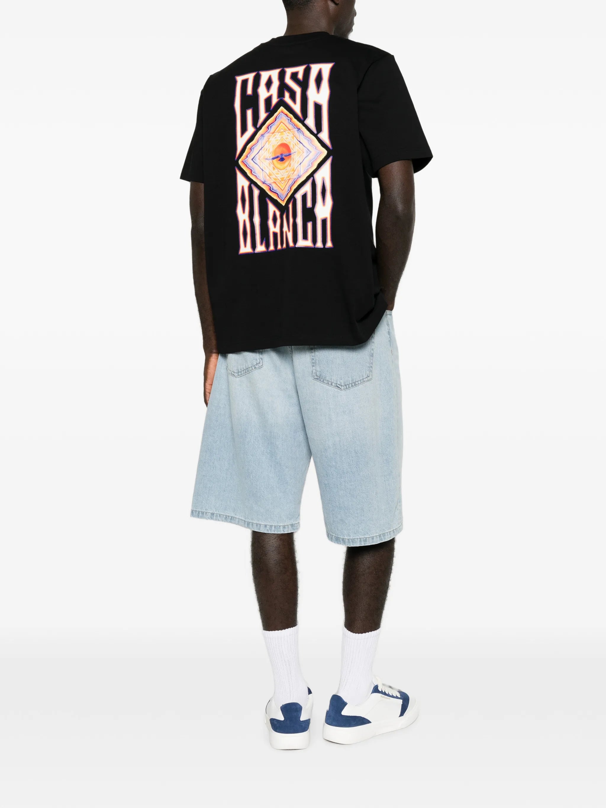 Casablanca Casablanca Hermons Mirage-print T-shirt, view 2