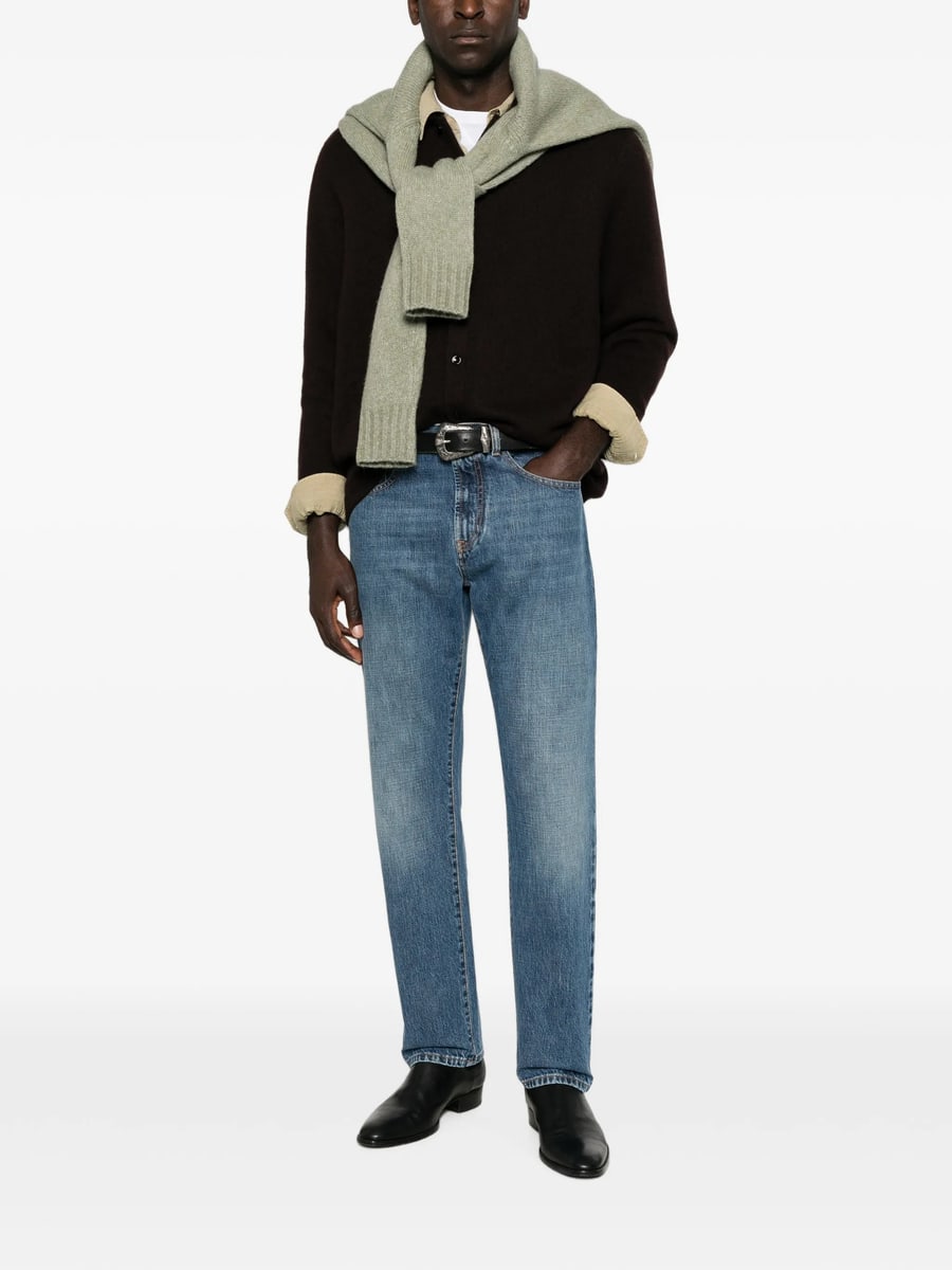 Umit Benan Umit Benan Kevin Faded Straight-leg Jeans, view 2