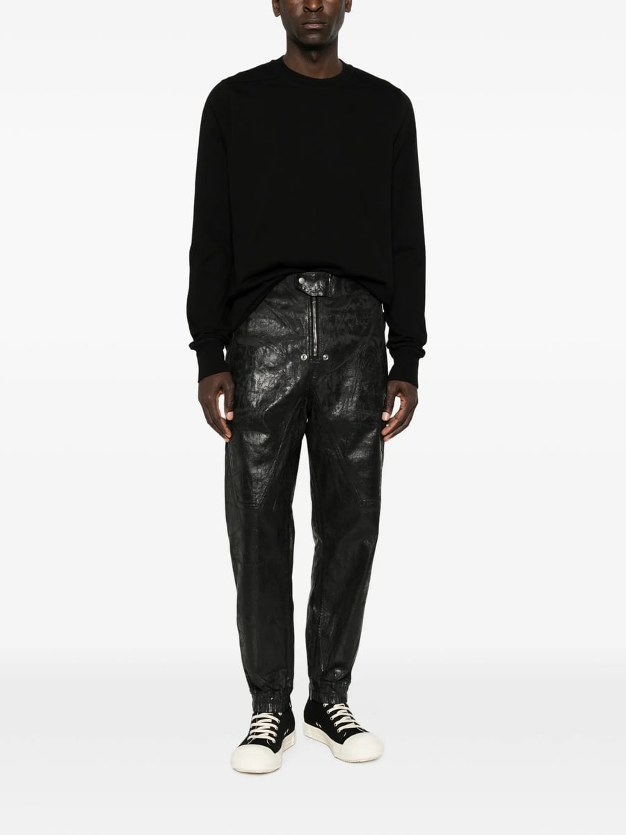Rick Owens DRKSHDW Rick Owens Drkshdw Moto Zip-fastening Trousers, view 5