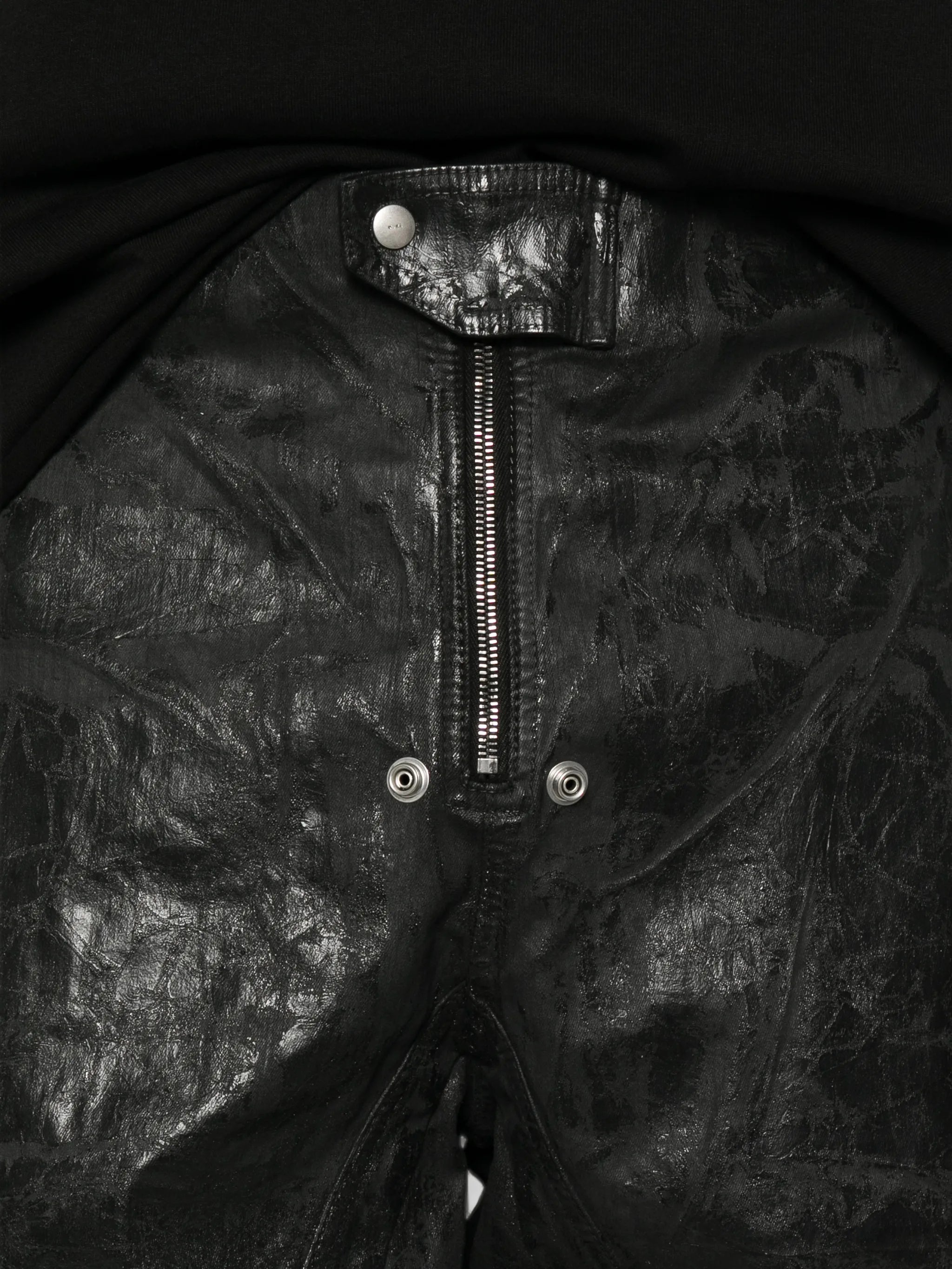 Rick Owens DRKSHDW Rick Owens Drkshdw Moto Zip-fastening Trousers, view 2