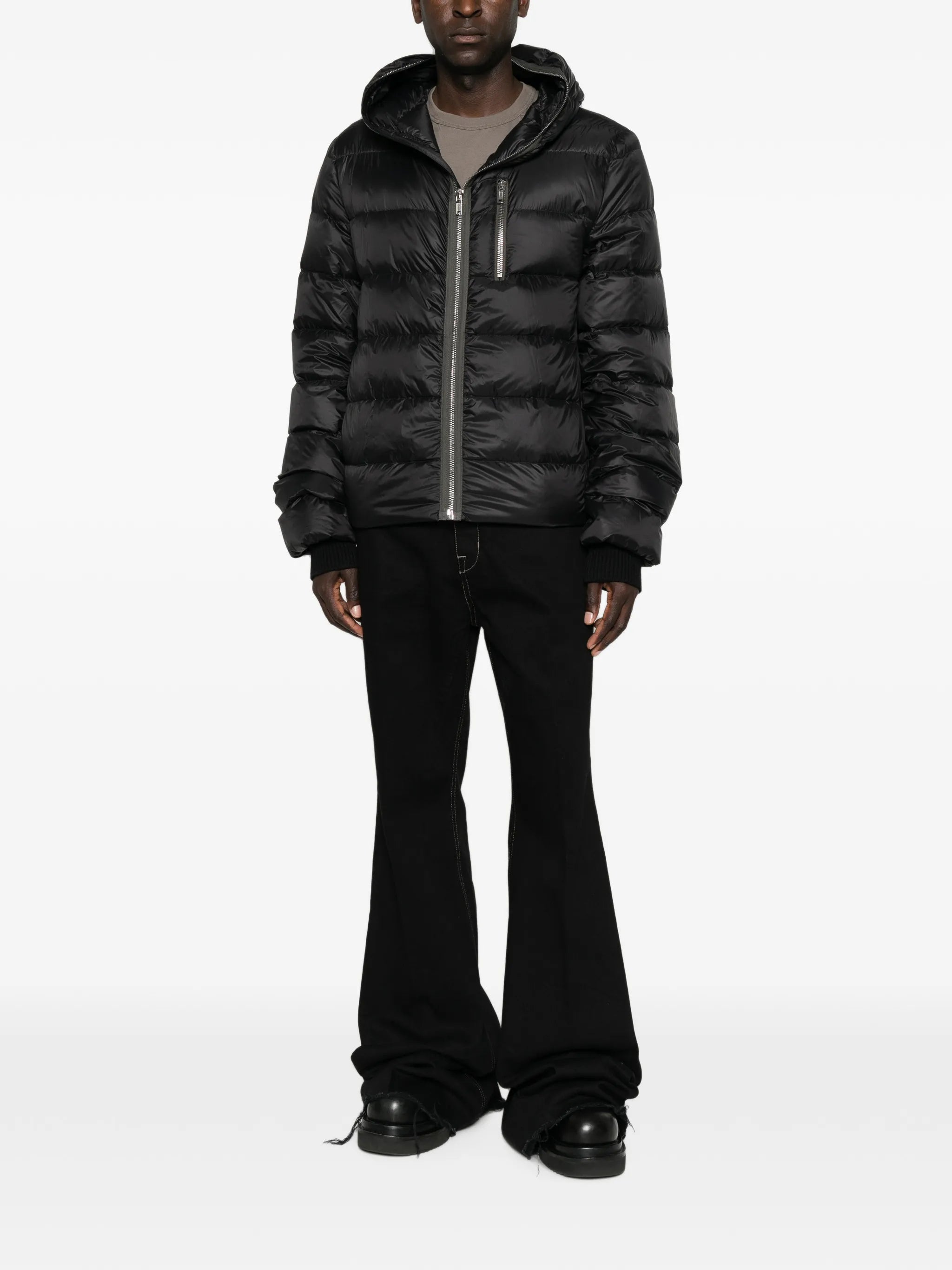 Rick Owens Rick Owens Gimp Hooded Padded Jacket, view 2