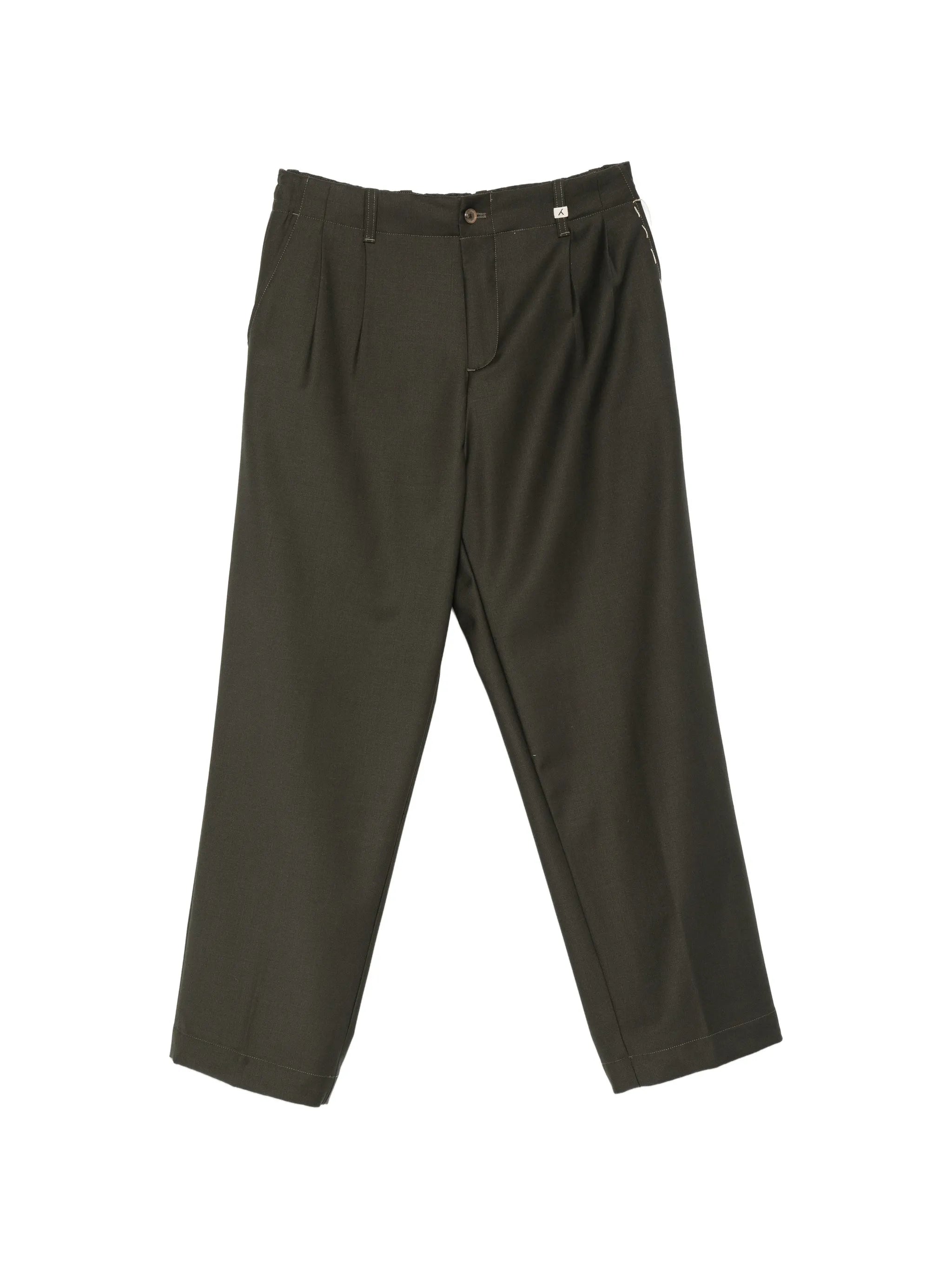 Myths Myths Pleated-front Straight-leg Trousers