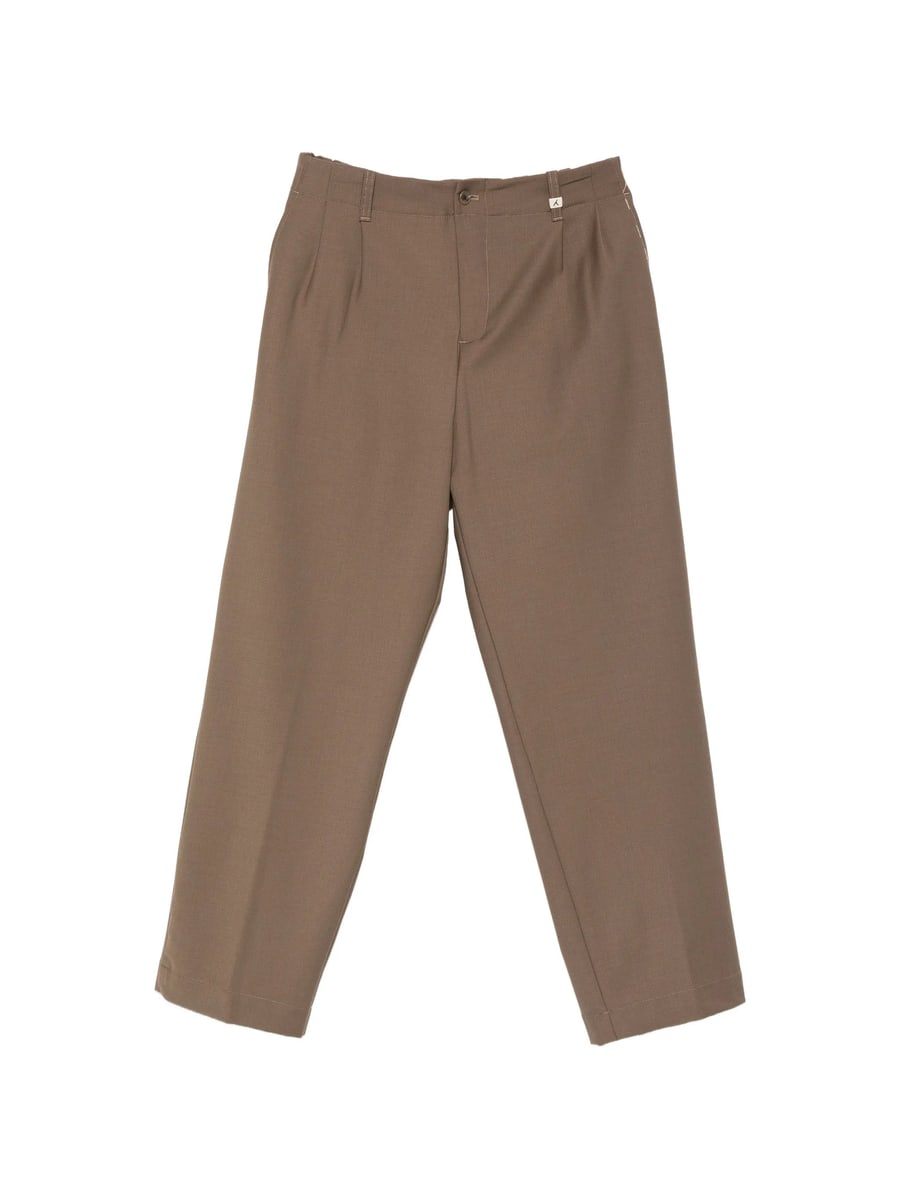 Myths Myths Pleated-front Straight-leg Trousers