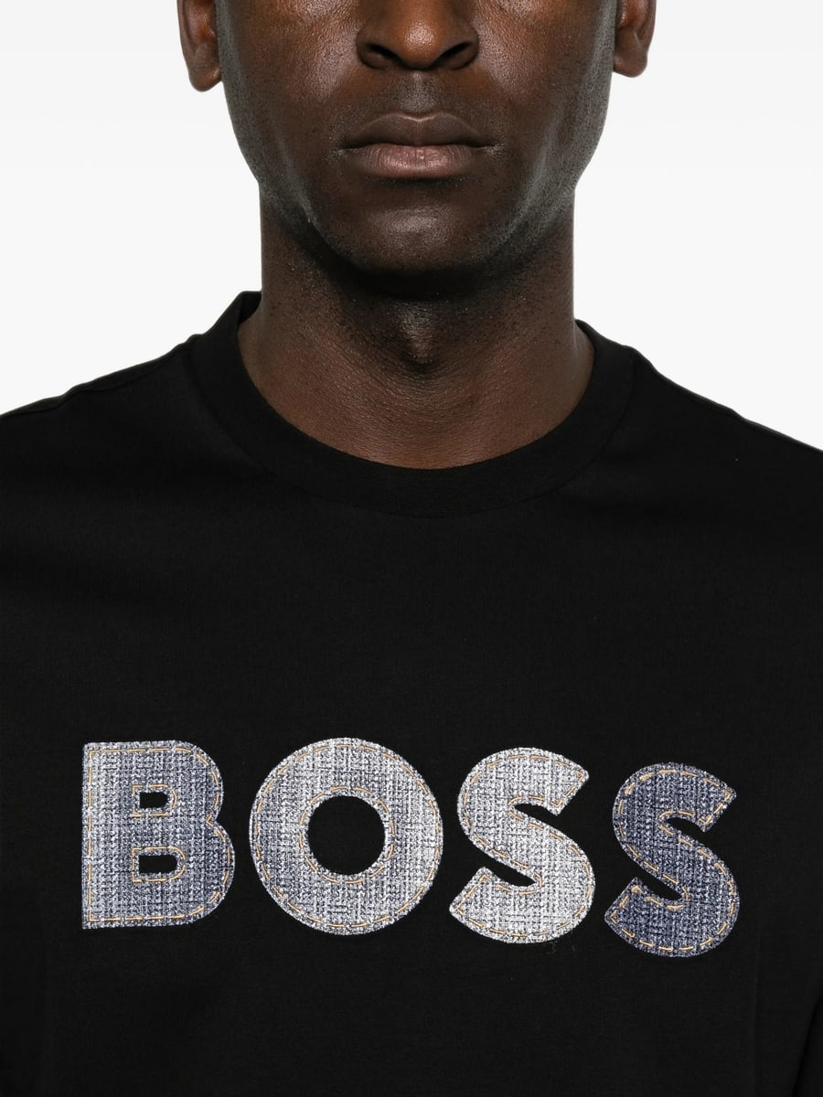 Boss Boss Logo-patch T-shirt, view 3