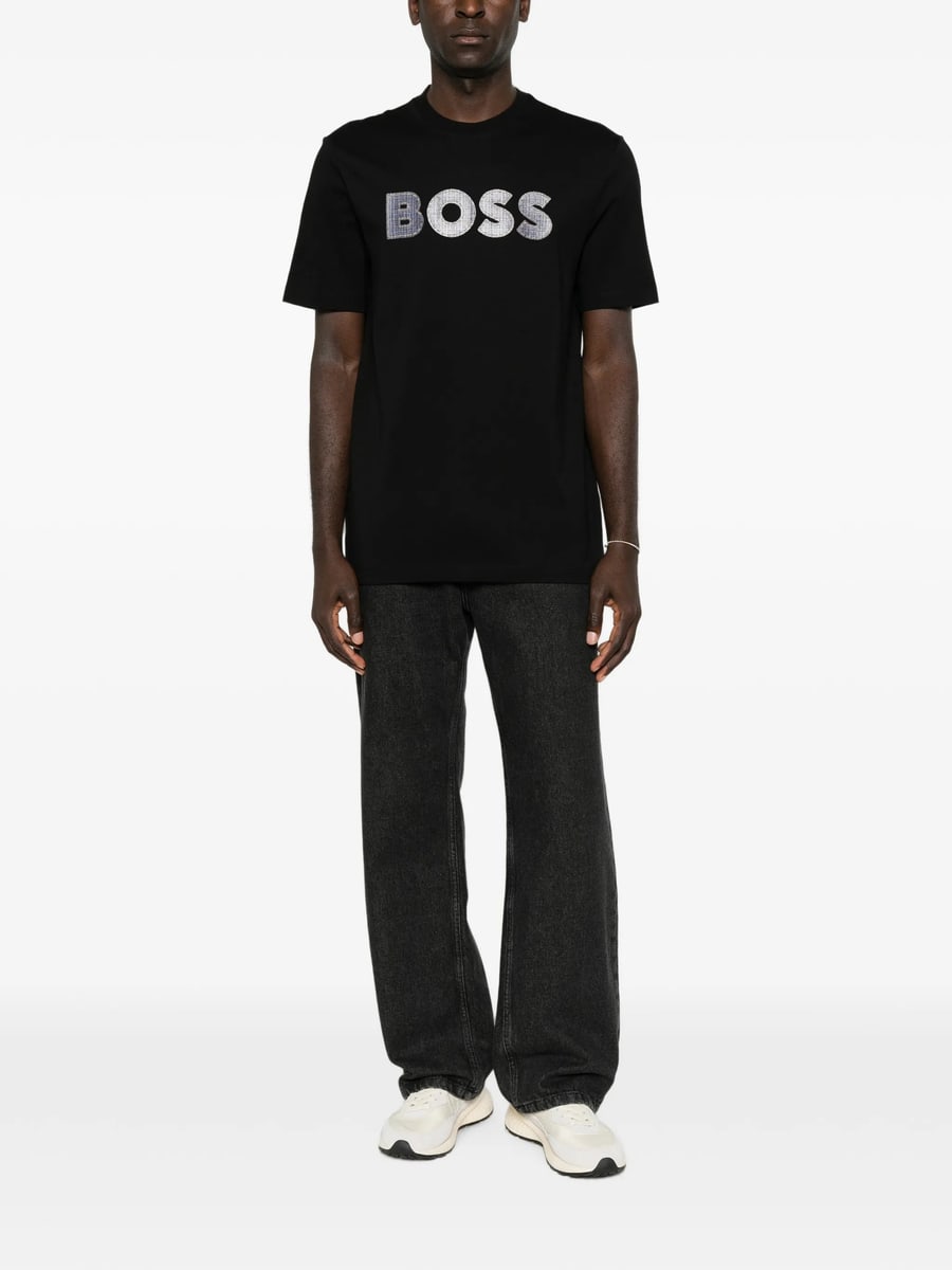 Boss Boss Logo-patch T-shirt, view 4