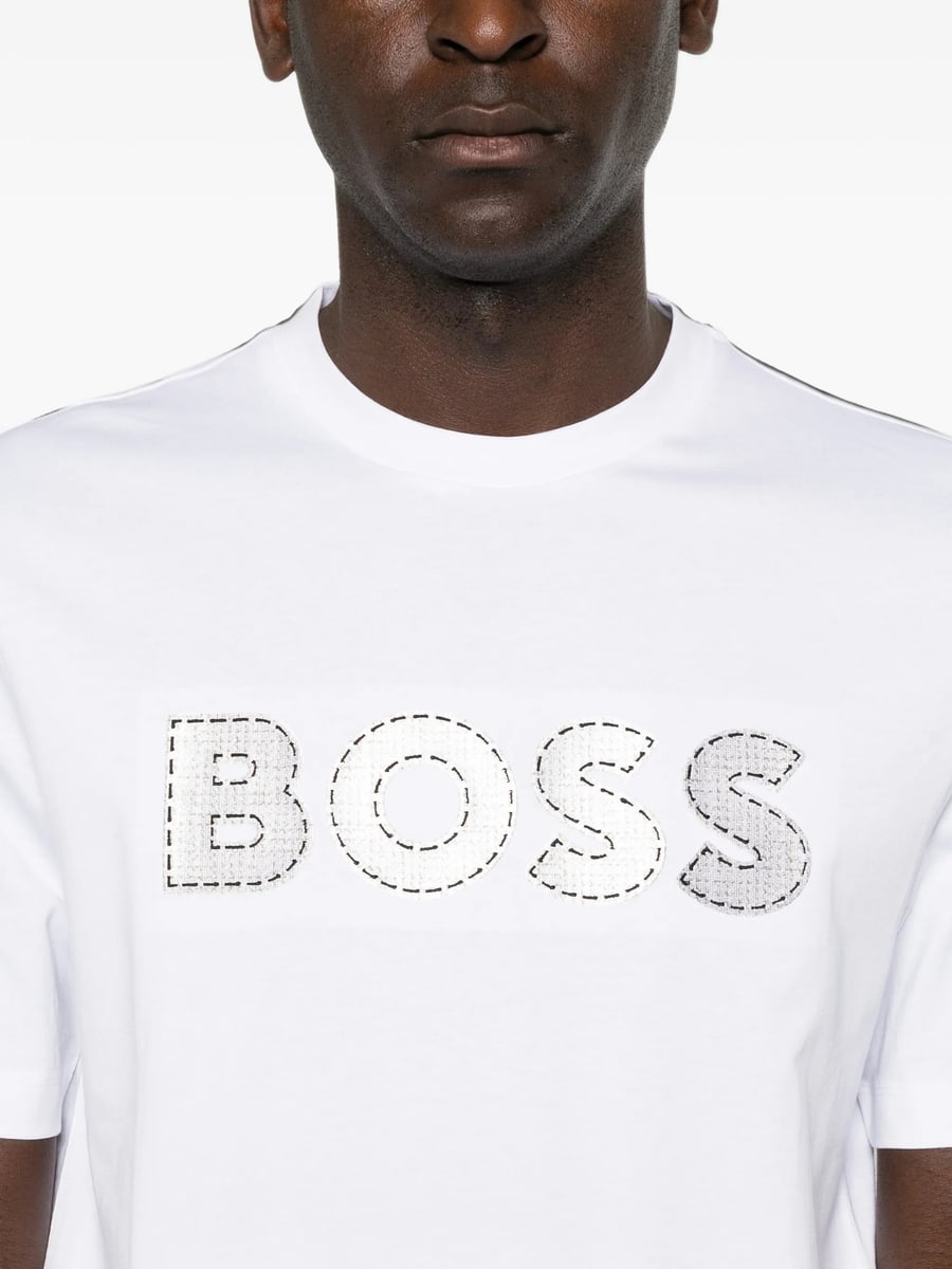 Boss Boss C-Thompson Logo-patch T-shirt, view 2