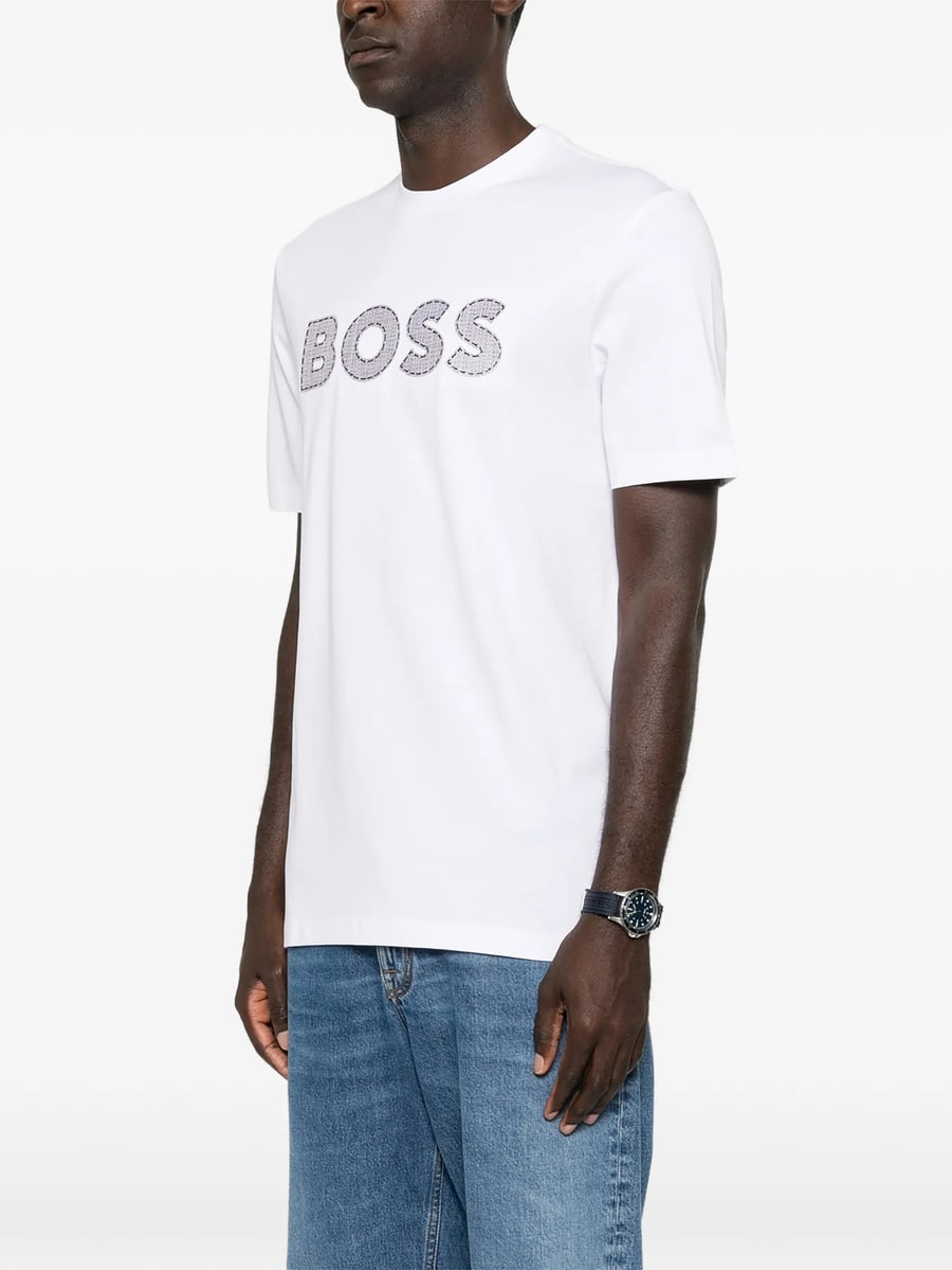Boss Boss C-Thompson Logo-patch T-shirt, view 5