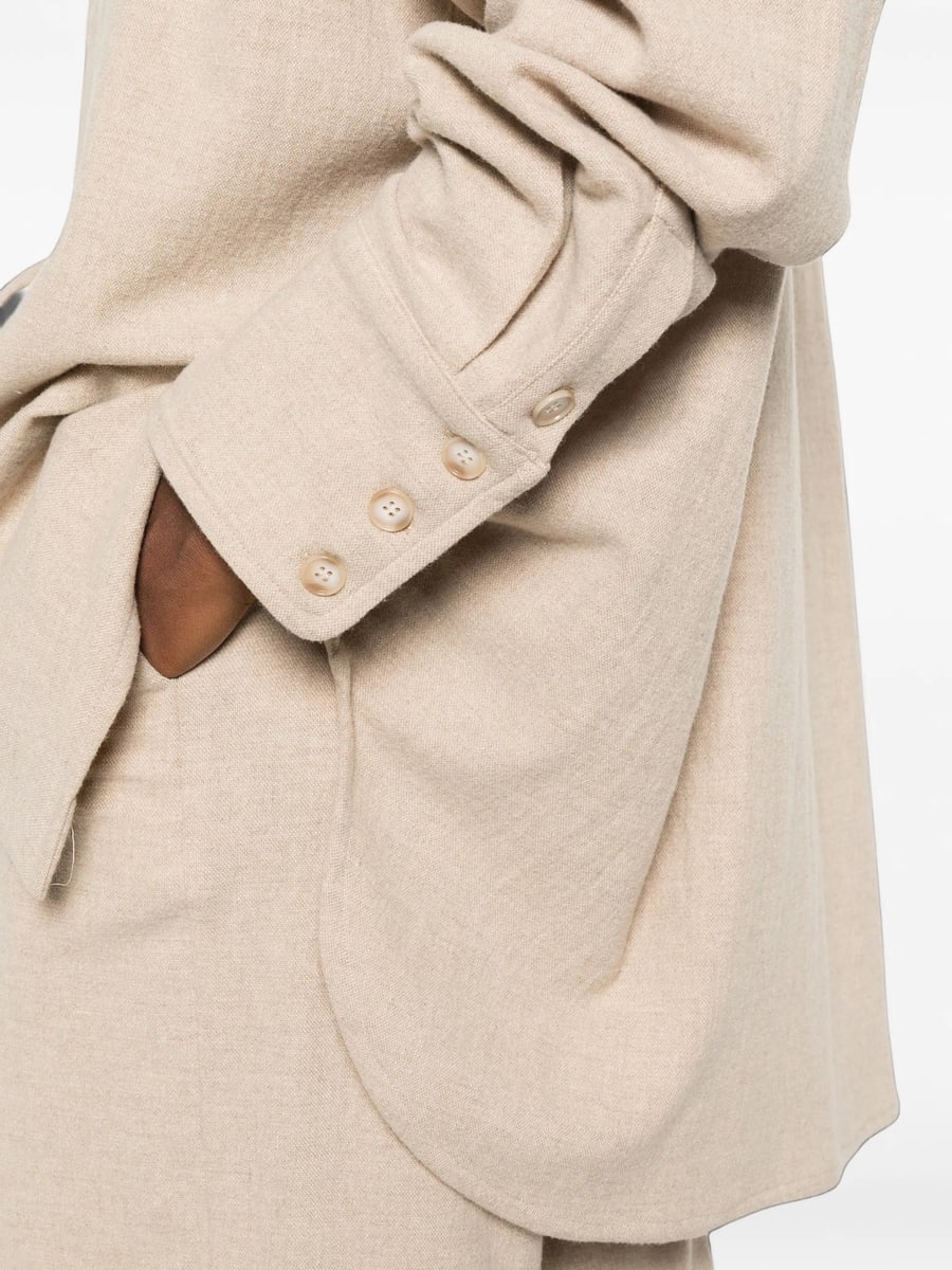 Le Sully Studio Le Sully Studio Buttoned-cuff Oversized Shirt, view 2