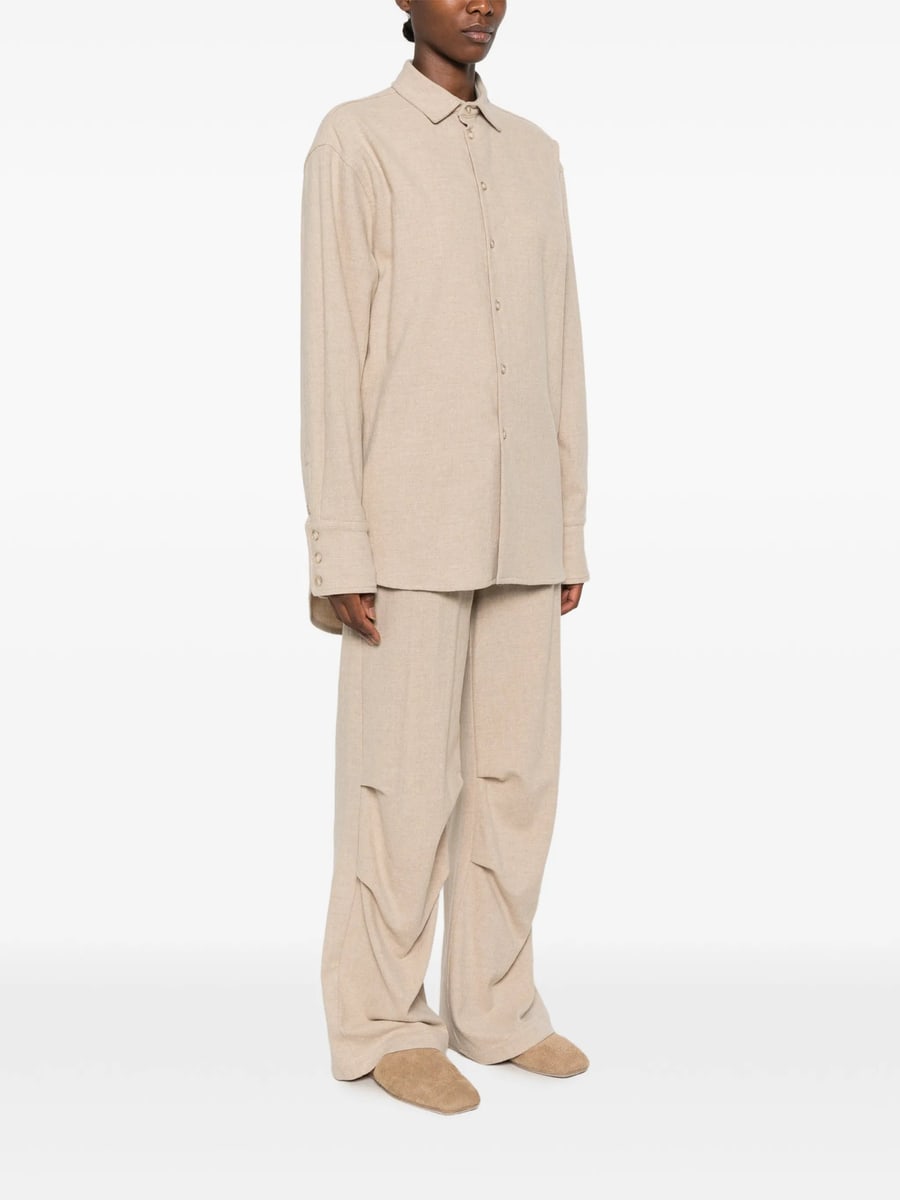 Le Sully Studio Le Sully Studio Buttoned-cuff Oversized Shirt, view 5