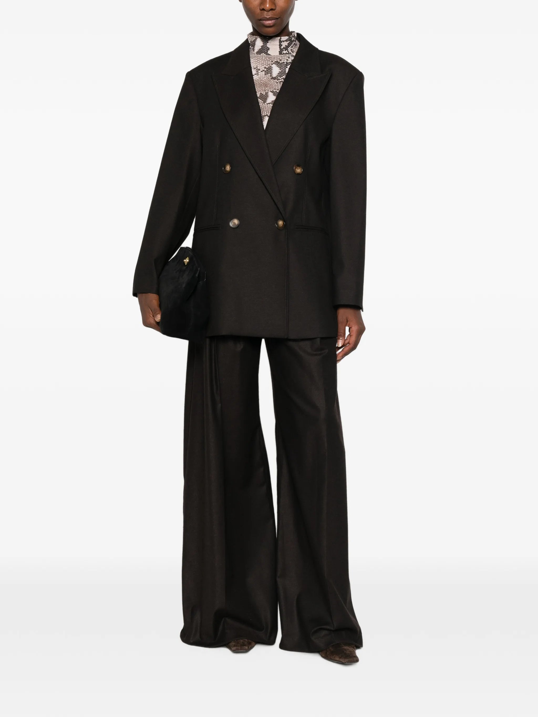 Le Sully Studio Le Sully Studio Pleated Wide-leg Palazzo Pants, view 2