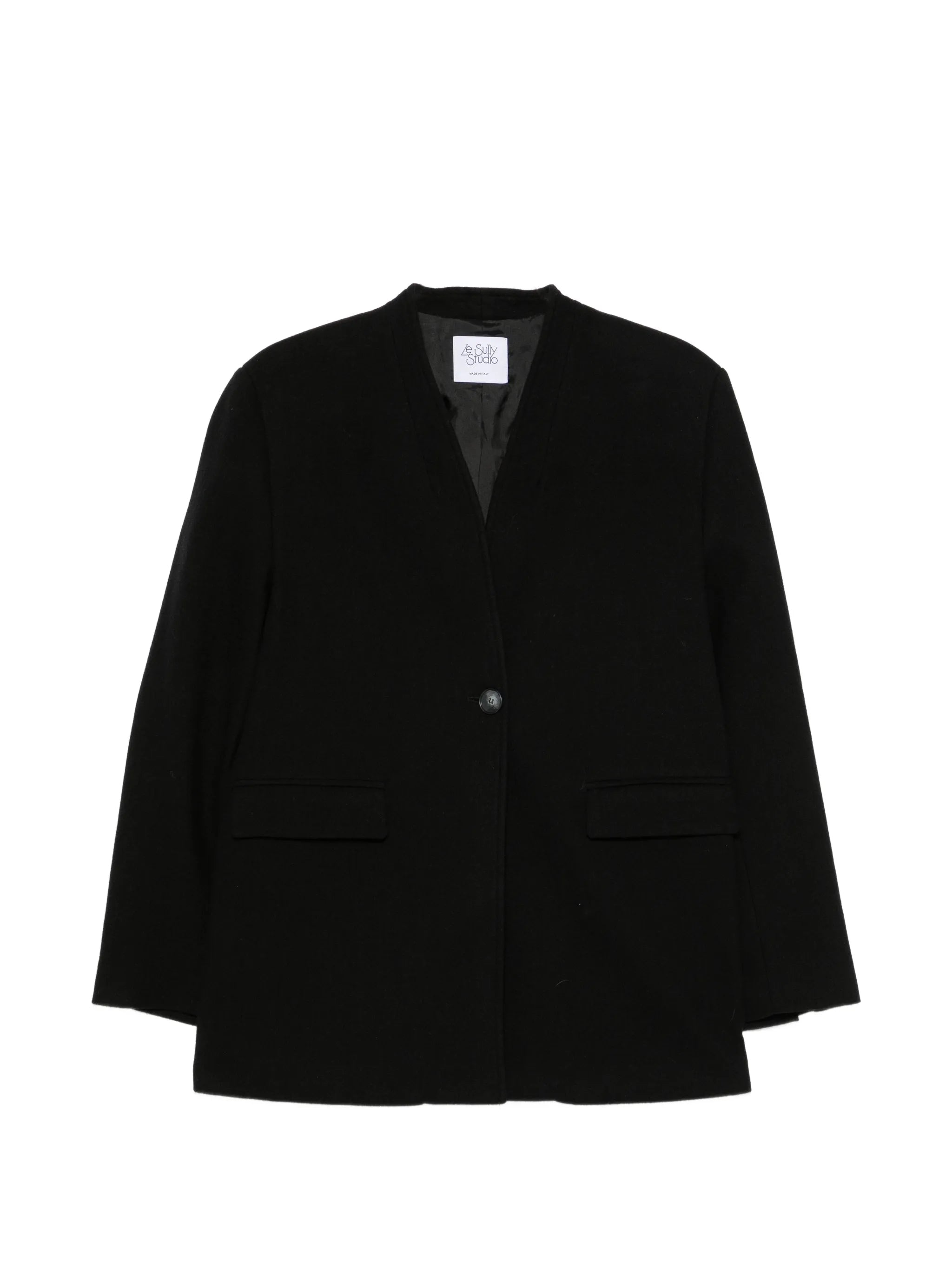 Le Sully Studio Le Sully Studio Single-breasted Collarless Coat