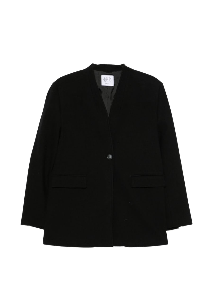Le Sully Studio Le Sully Studio Single-breasted Collarless Coat