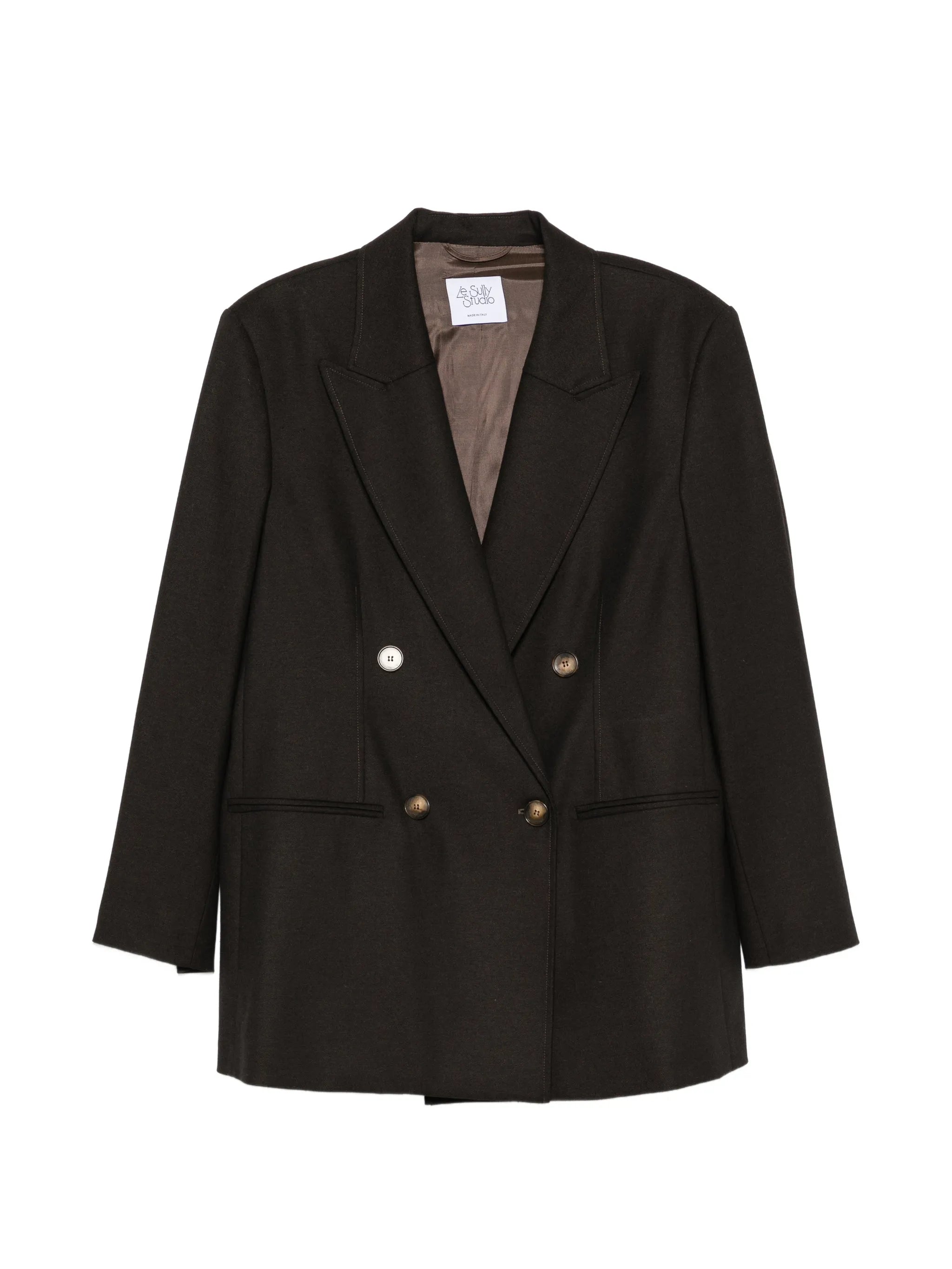Le Sully Studio Le Sully Studio Double-breasted Peak-lapels Blazer