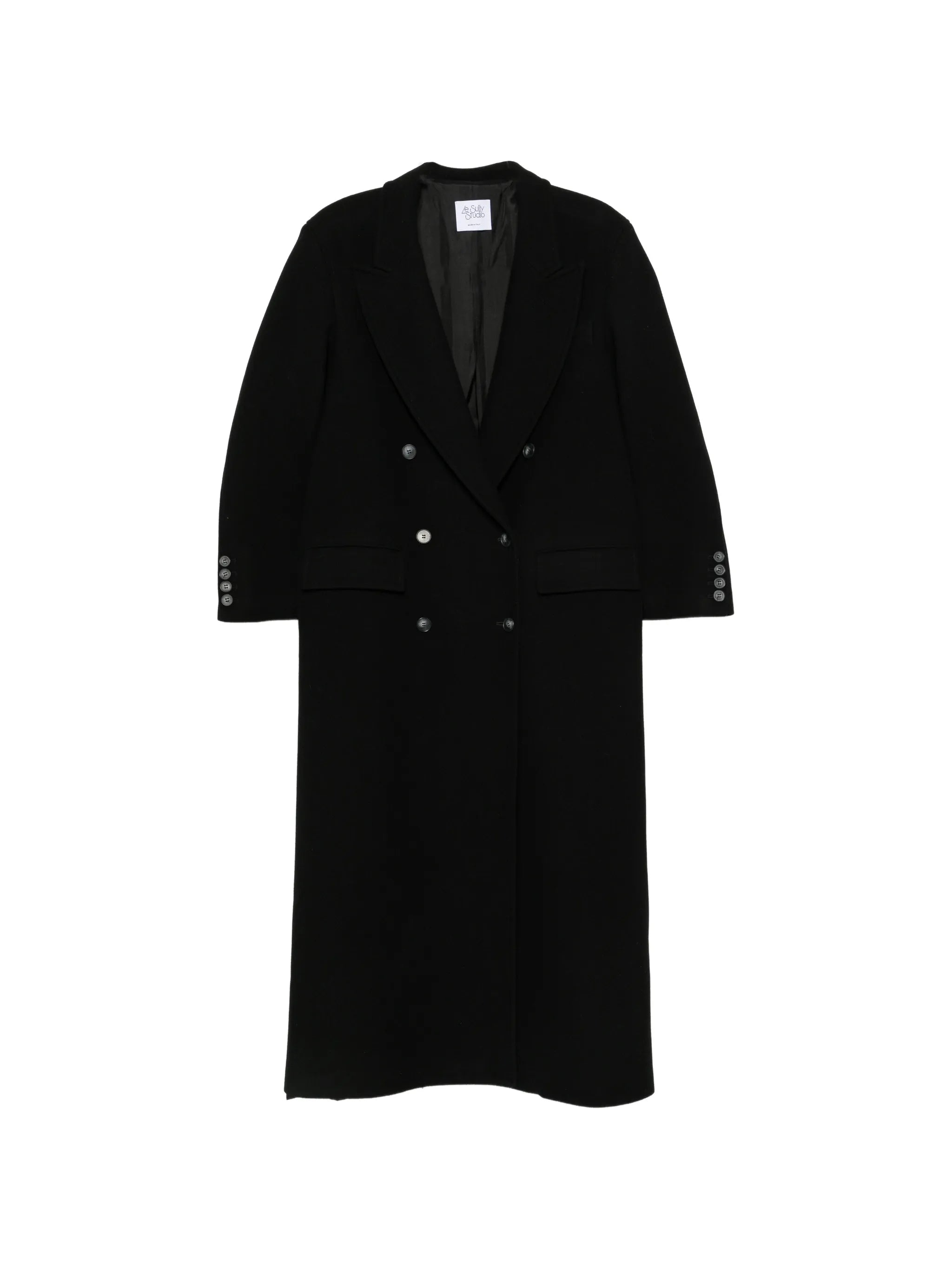 Le Sully Studio Le Sully Studio Double-breasted Peak-lapel Coat