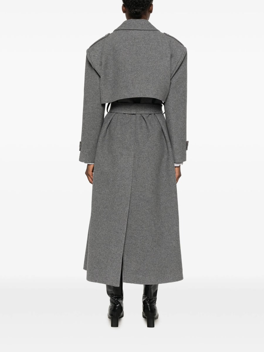 Le Sully Studio Le Sully Studio Double-breasted Belted Coat, view 5