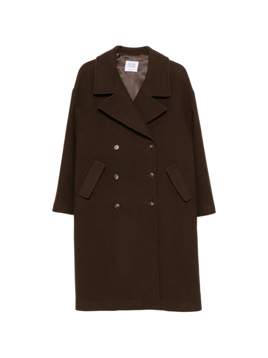 Le Sully Studio Le Sully Studio Double-breasted Notched-lapel Coat