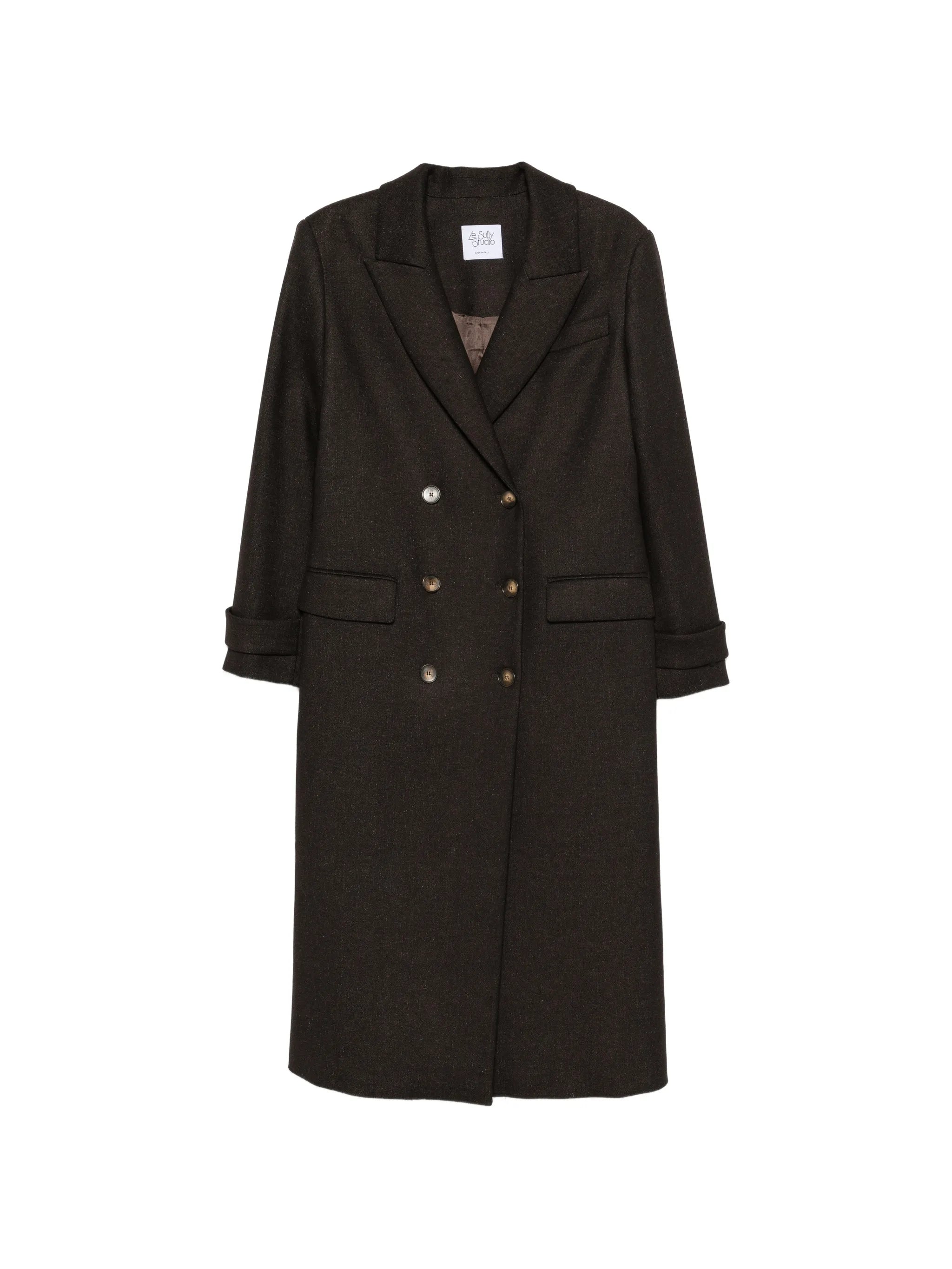 Le Sully Studio Le Sully Studio Double-breasted Peak-lapel Coat