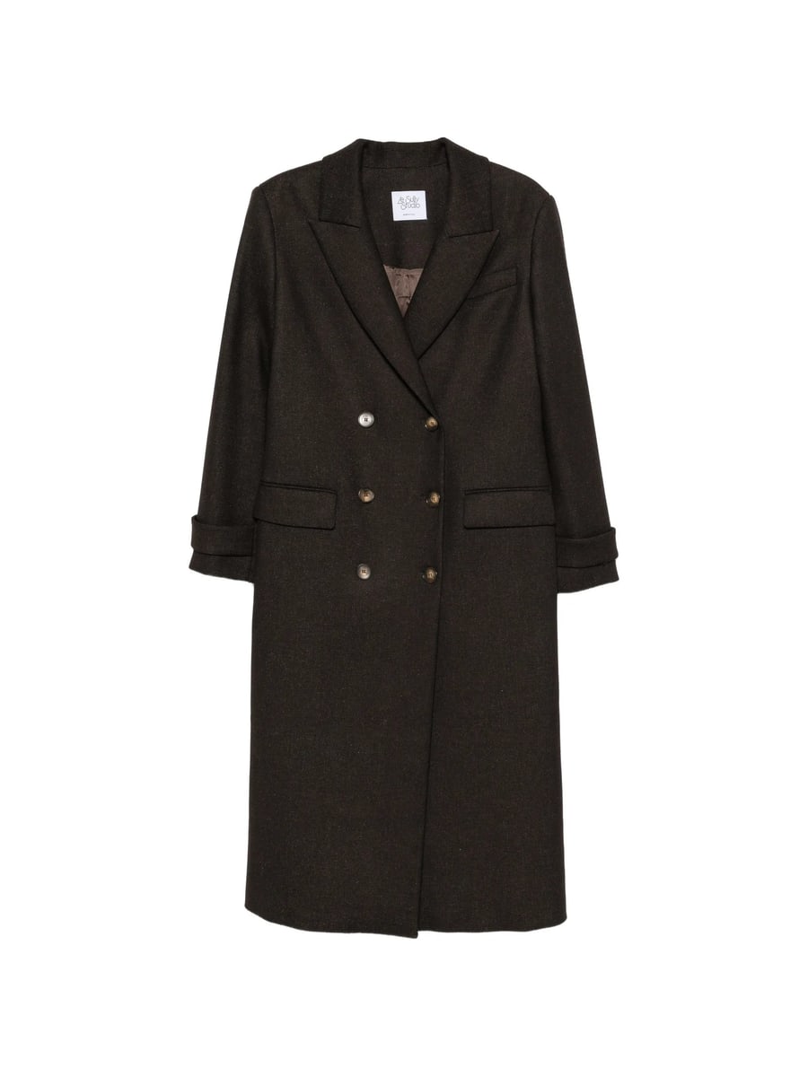 Le Sully Studio Le Sully Studio Double-breasted Peak-lapel Coat