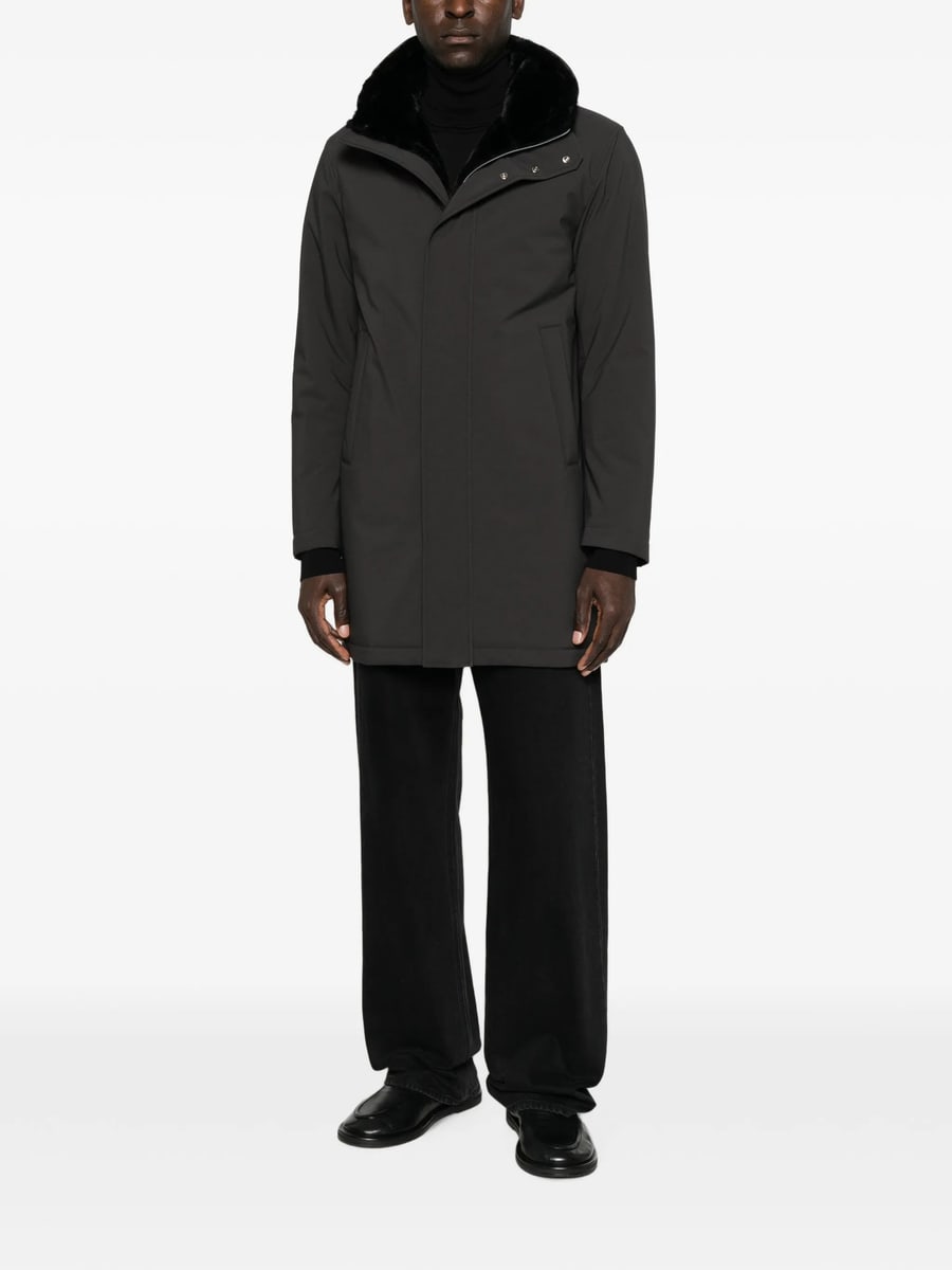 Herno Herno Faux-fur Collar Hooded Parka, view 3