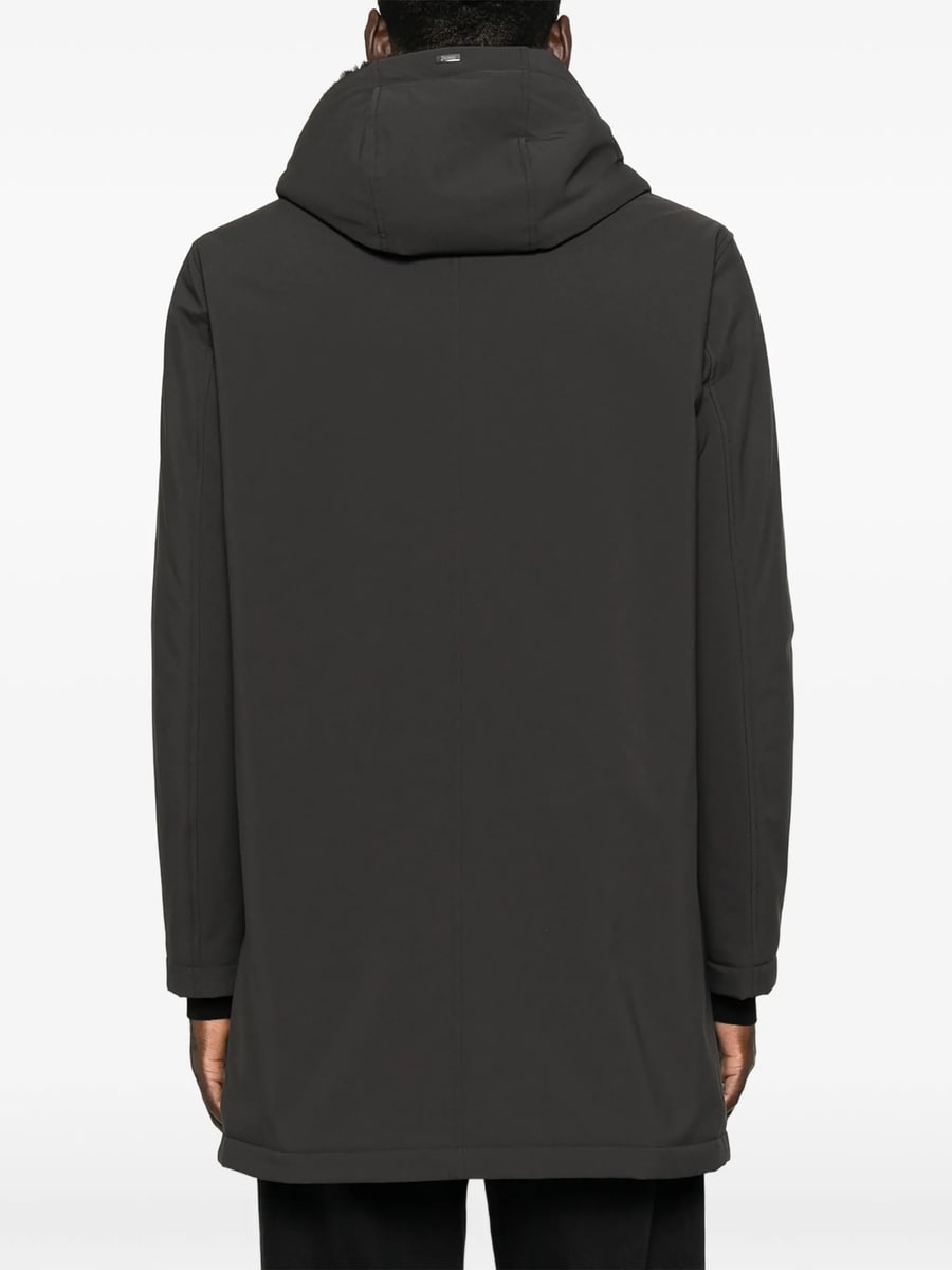 Herno Herno Faux-fur Collar Hooded Parka, view 5