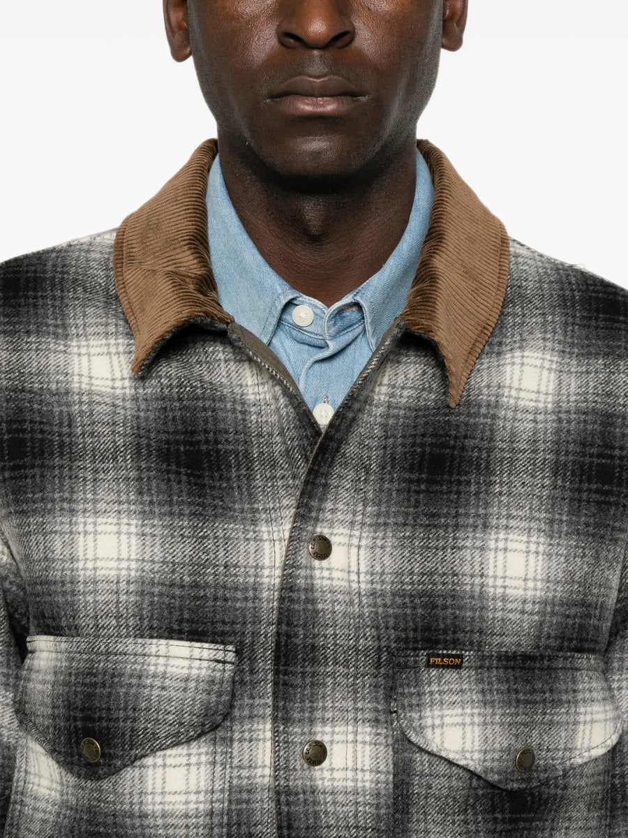 Filson Filson Check-pattern Corduroy-collar Jacket, view 4