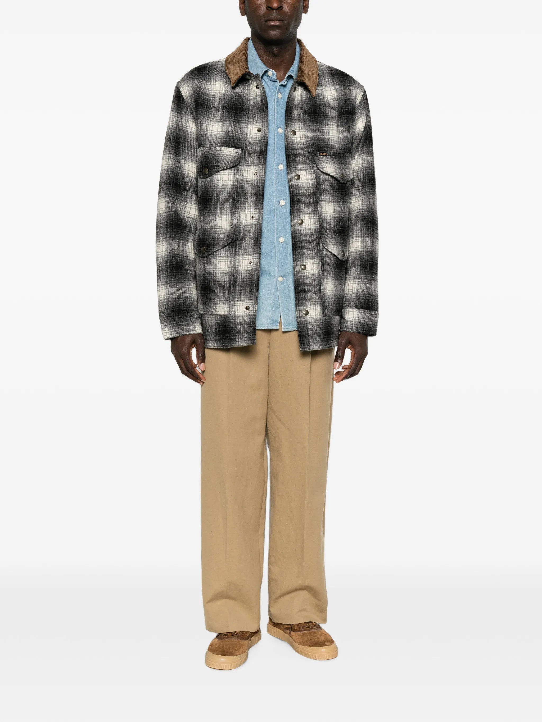 Filson Filson Check-pattern Corduroy-collar Jacket, view 2
