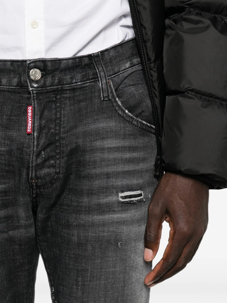 Dsquared2 Dsquared2 Distressed Faded-effect Jeans, view 4