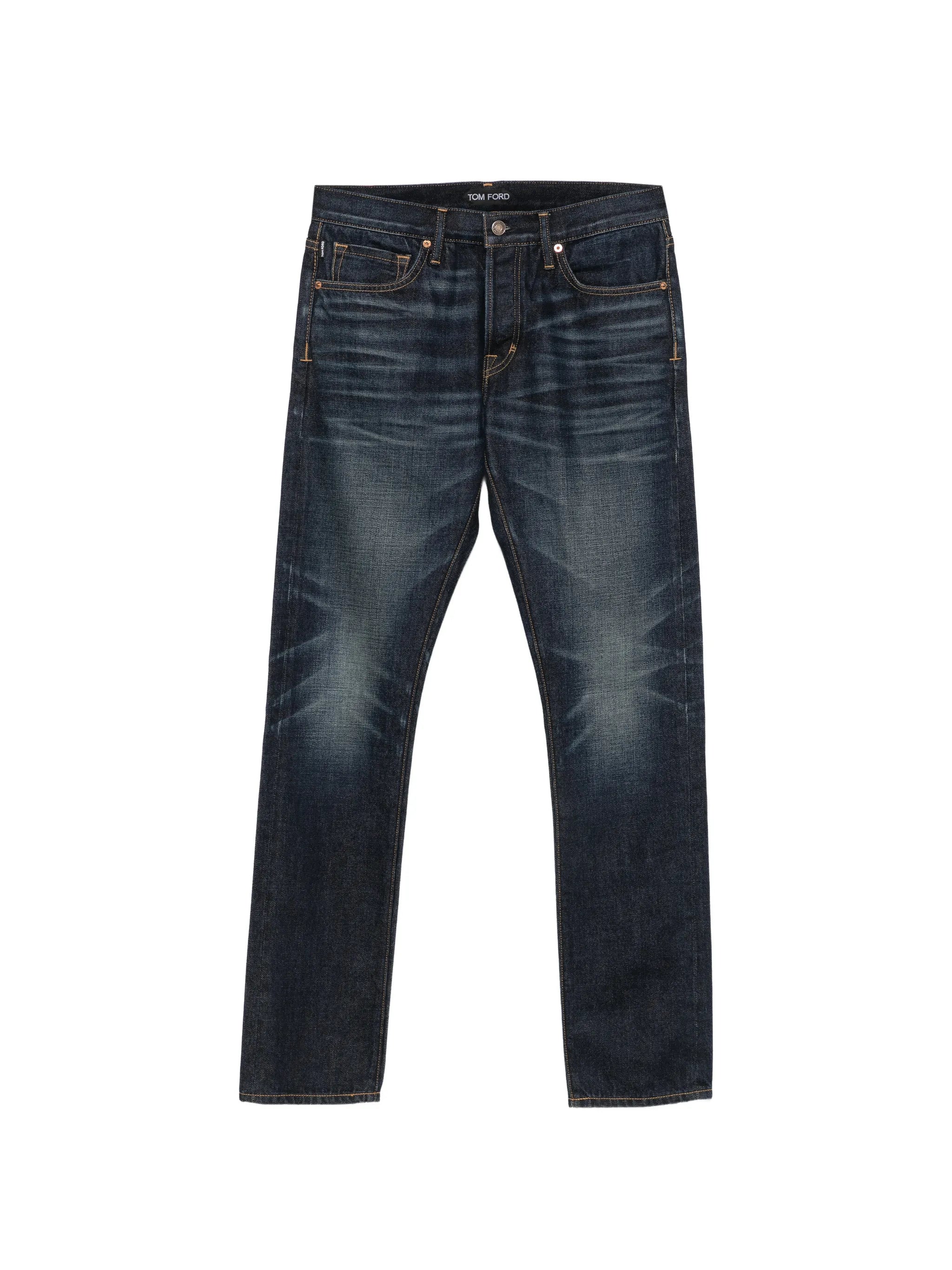 Tom Ford Tom Ford Belt-loop Logo-patch Jeans