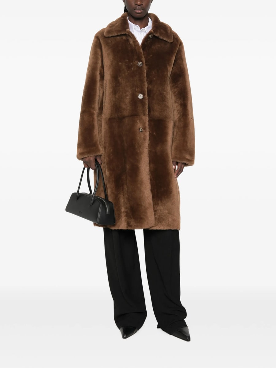 Furling Furling Emma Shearling Coat, view 3