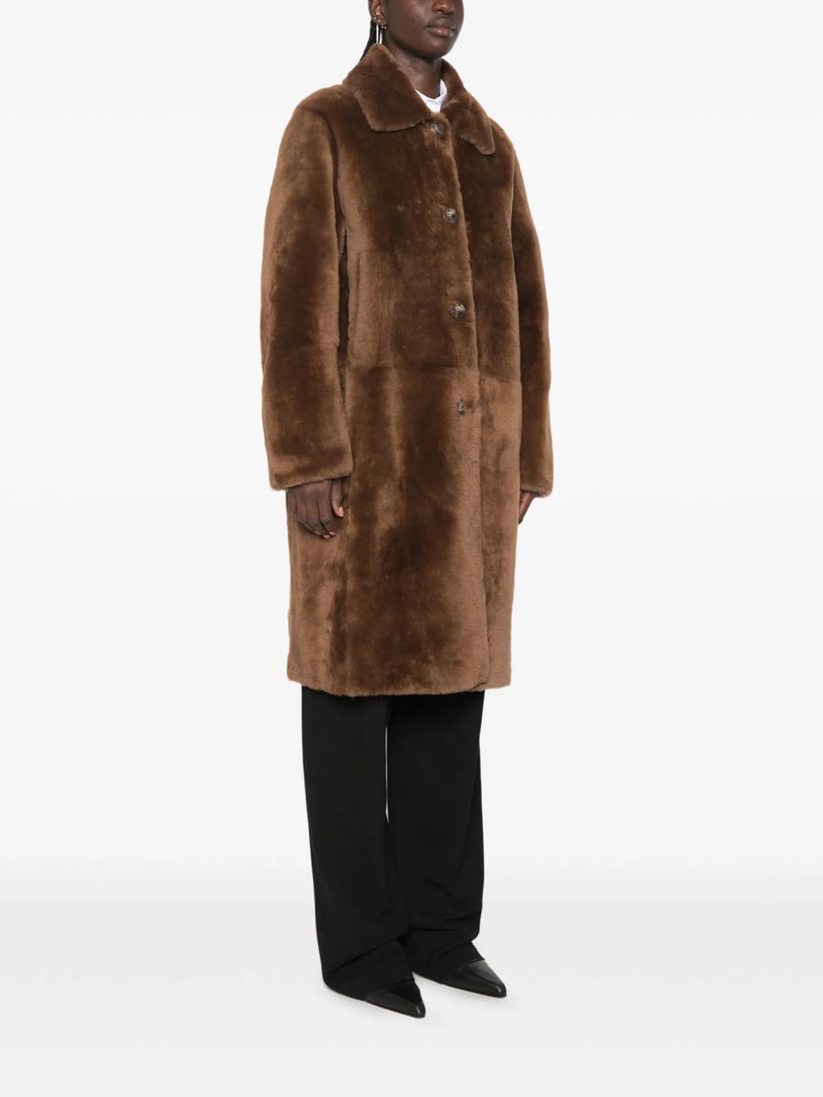 Furling Furling Emma Shearling Coat, view 4
