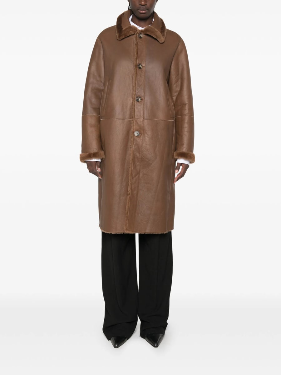 Furling Furling Emma Shearling Coat, view 5