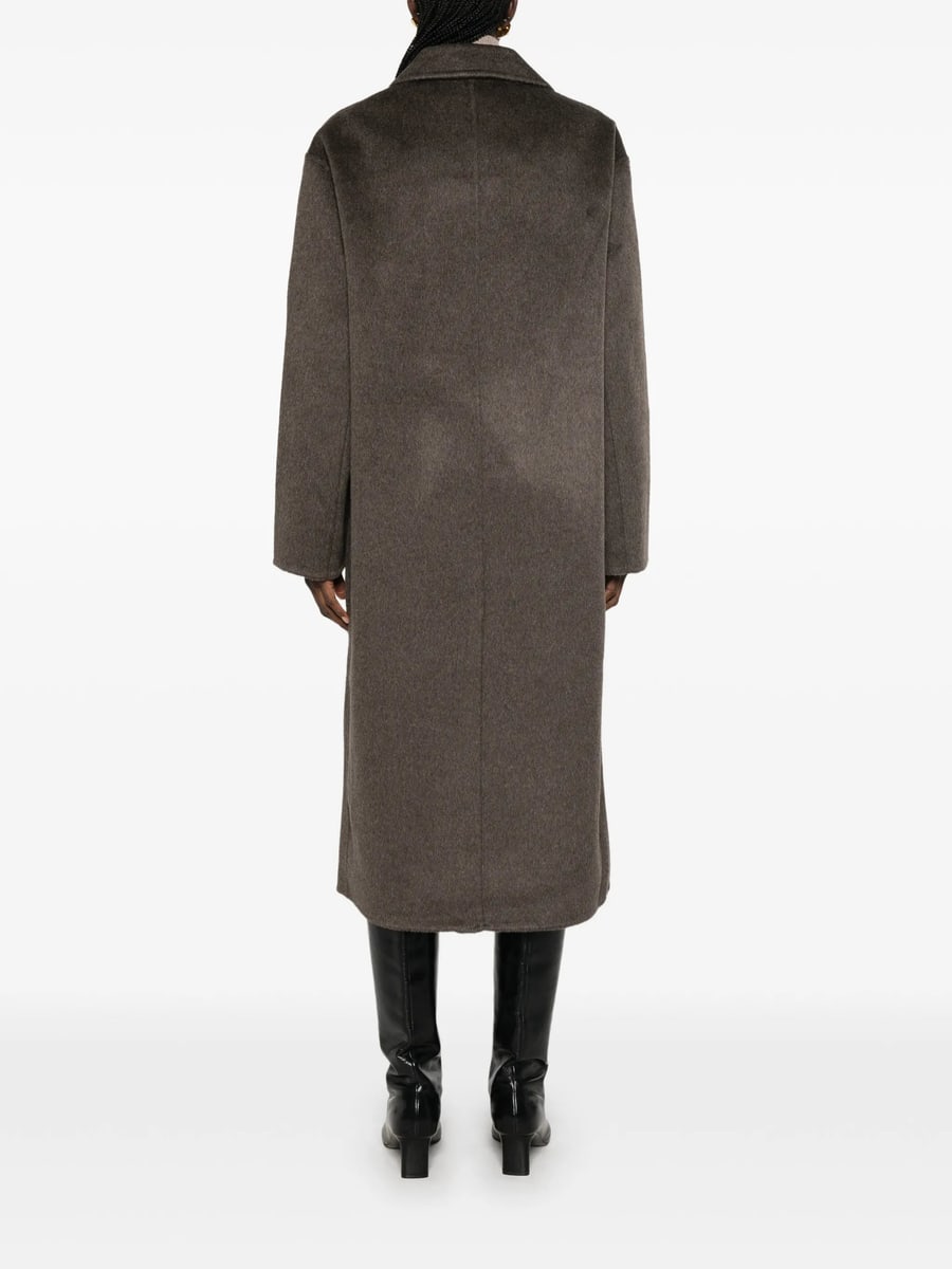 The Dynamis Studio The Dynamis Studio Double-breasted Peak-lapel Coat, view 3