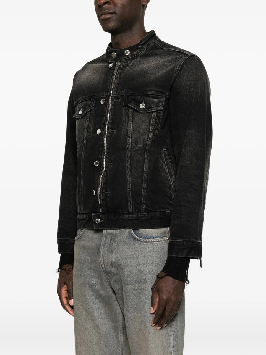 Haikure Haikure Zip-up Denim Jacket, view 5