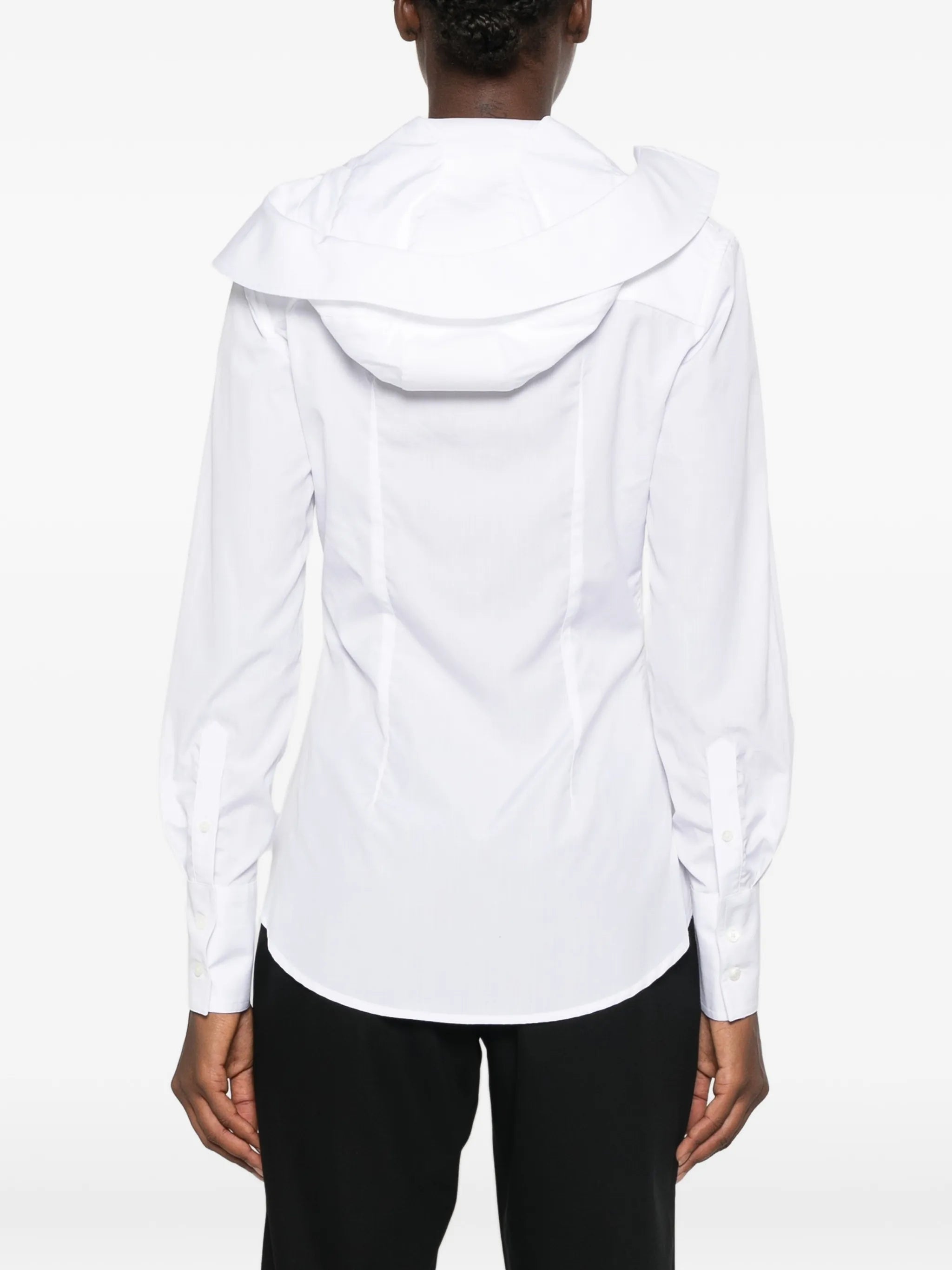 Jean Paul Gaultier Jean Paul Gaultier Hooded Button-up Shirt, view 2