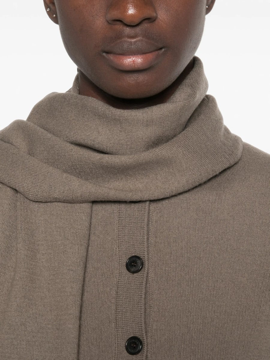 System System Scarf-detail Button-up Cardigan, view 4