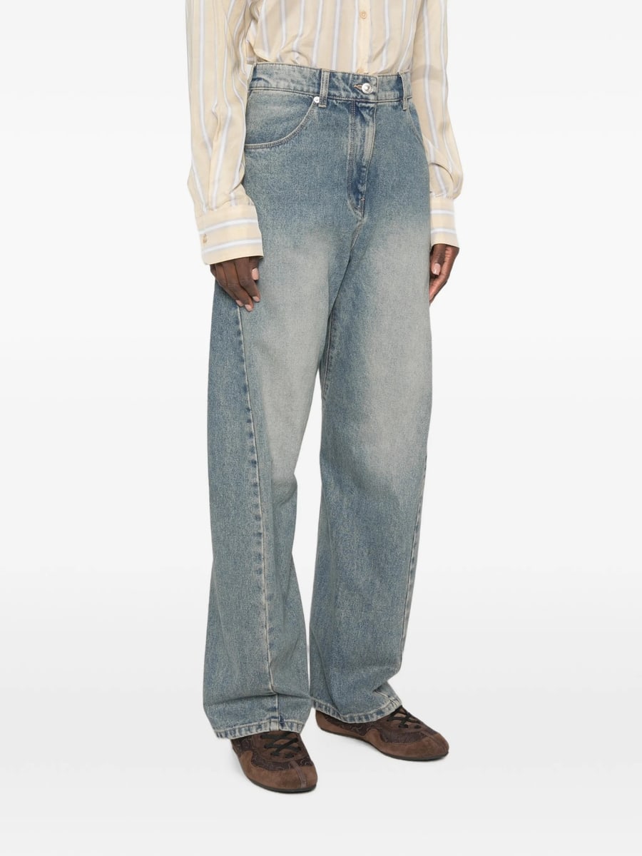 System System Faded-effect Wide-leg Jeans, view 2