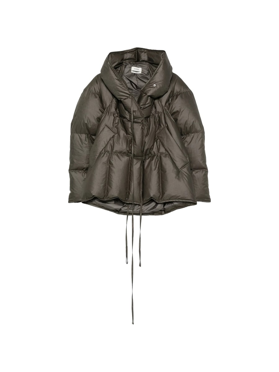 System System Quilted Hooded Puffer Jacket