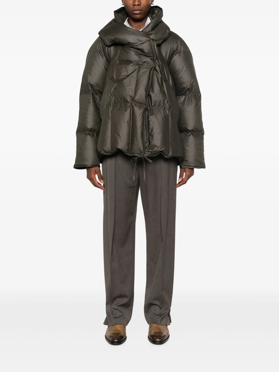 System System Quilted Hooded Puffer Jacket, view 3