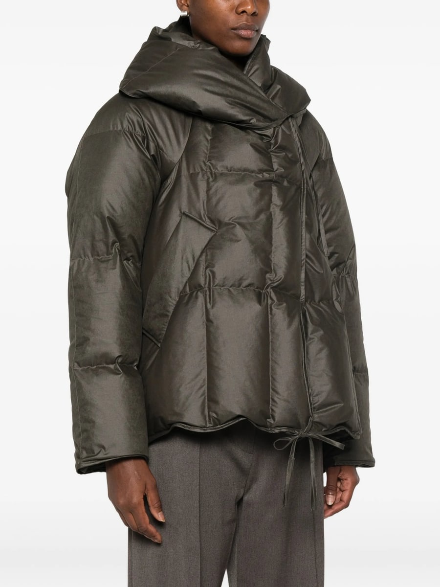 System System Quilted Hooded Puffer Jacket, view 4