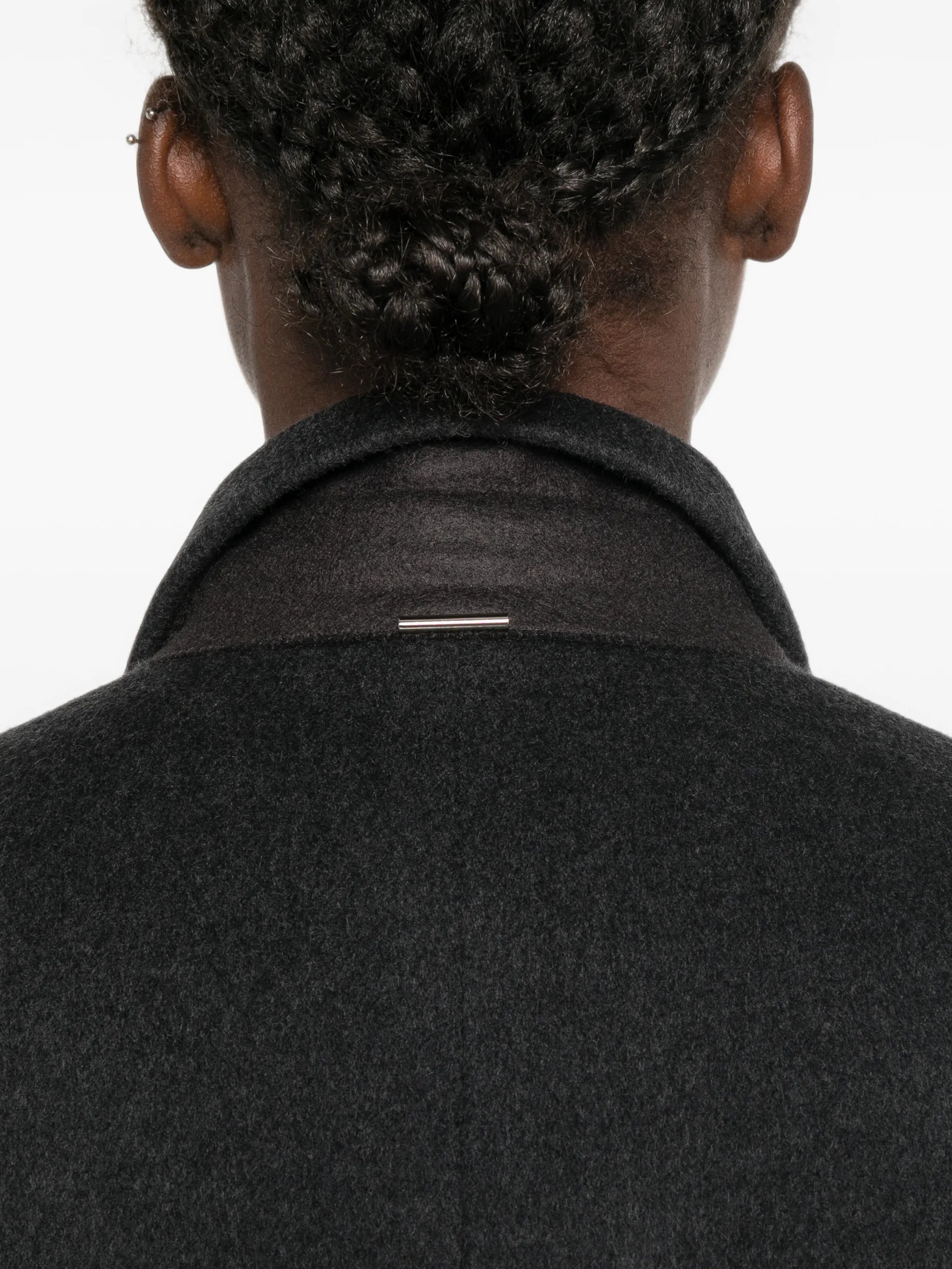System System Double-breasted Peak-lapel Coat, view 2