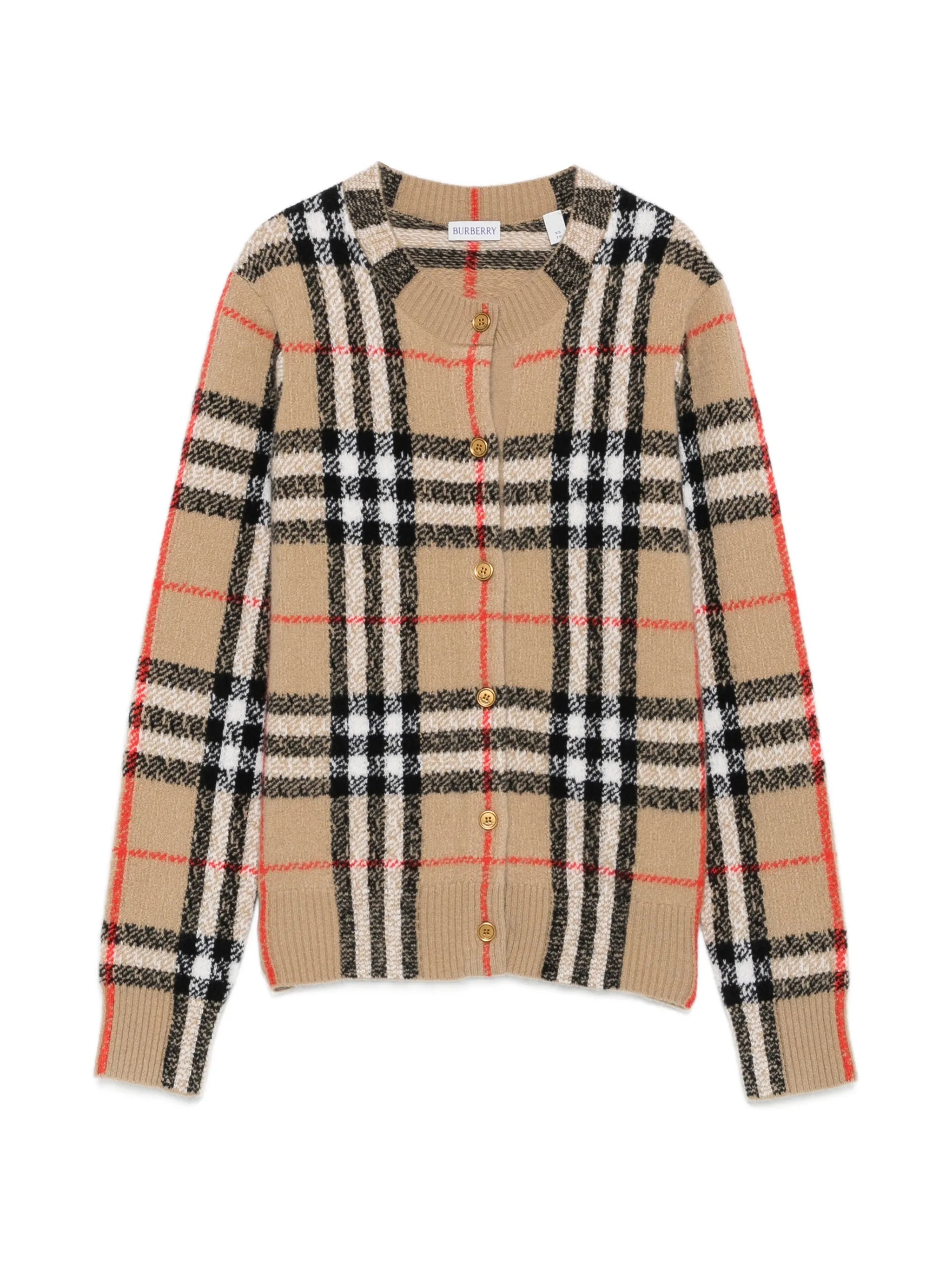 Burberry Burberry Check-pattern Button-up Cardigan