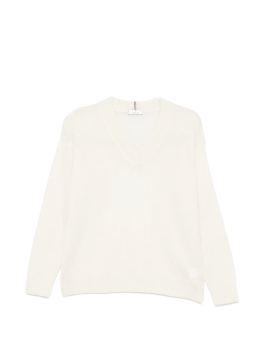 Panicale Panicale V-neck Drop-shoulder Sweater