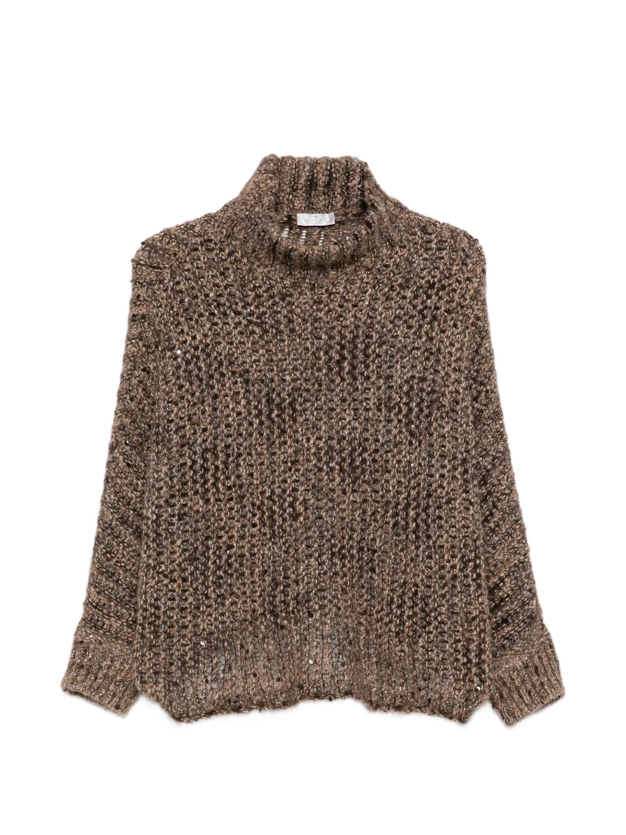 Panicale Panicale Sequin-embellished Roll-neck Sweater