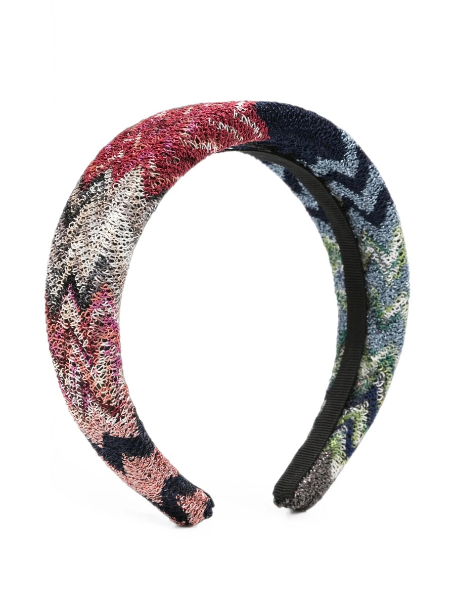 Missoni Missoni Zigzag-knit Padded Headband