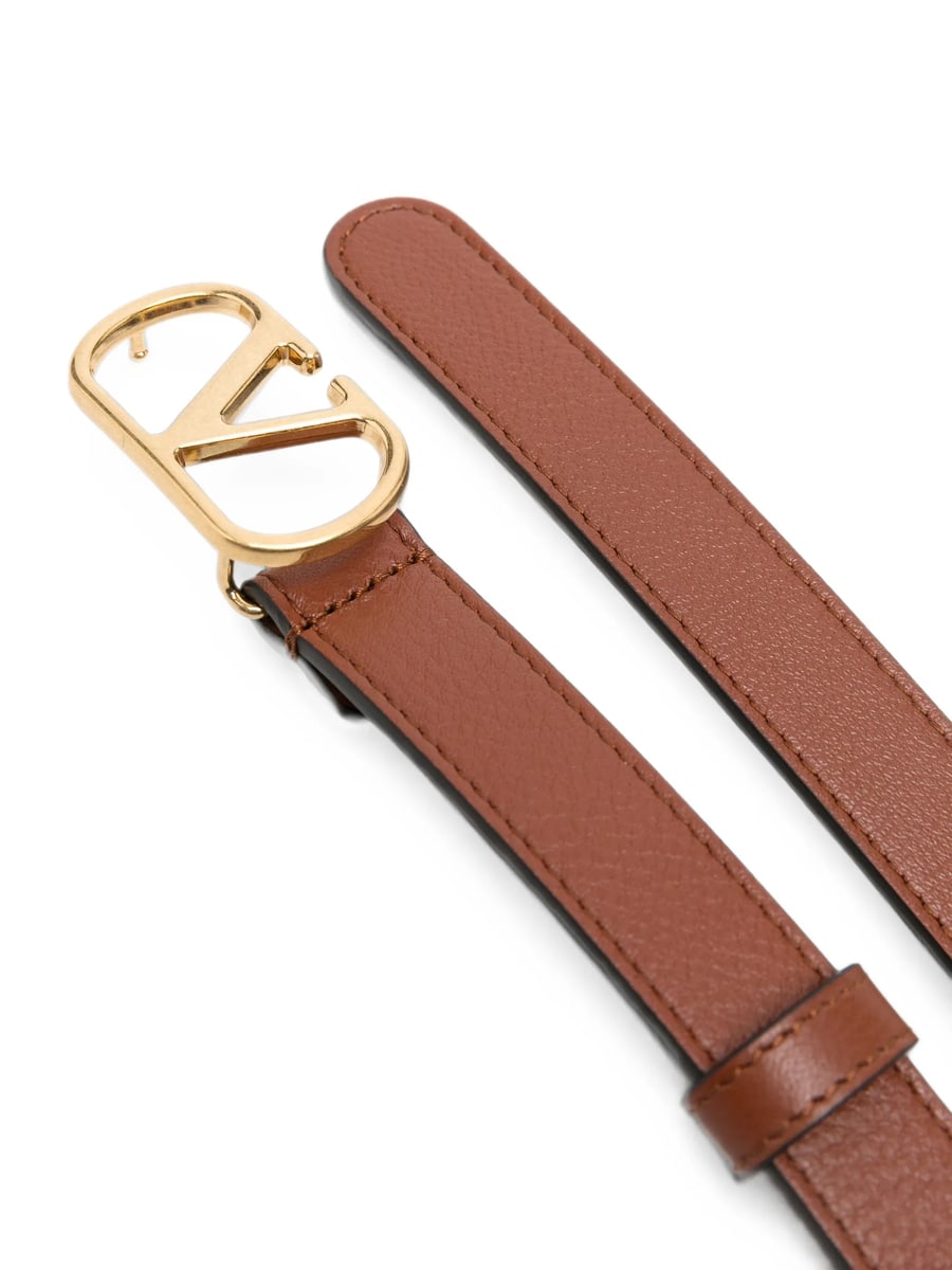 Valentino Garavani Valentino Garavani VLogo Signature Leather Belt, view 2