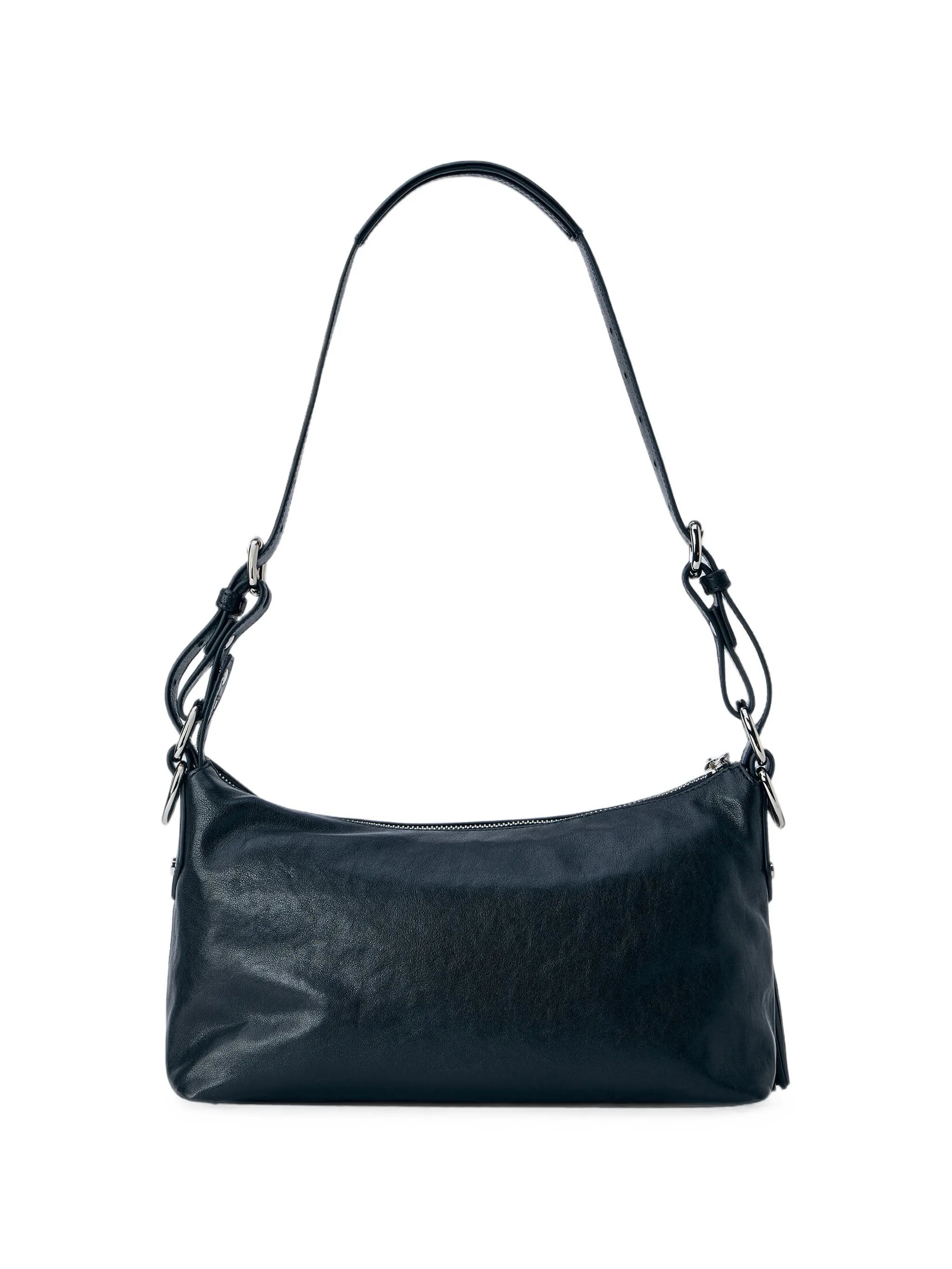 Vivienne Westwood Vivienne Westwood Shoulder Bag In Smooth Leather With Tassel Detail.Adjustable Shoulder StrapTop Zip ClosureFront Logo Hardware, view 2